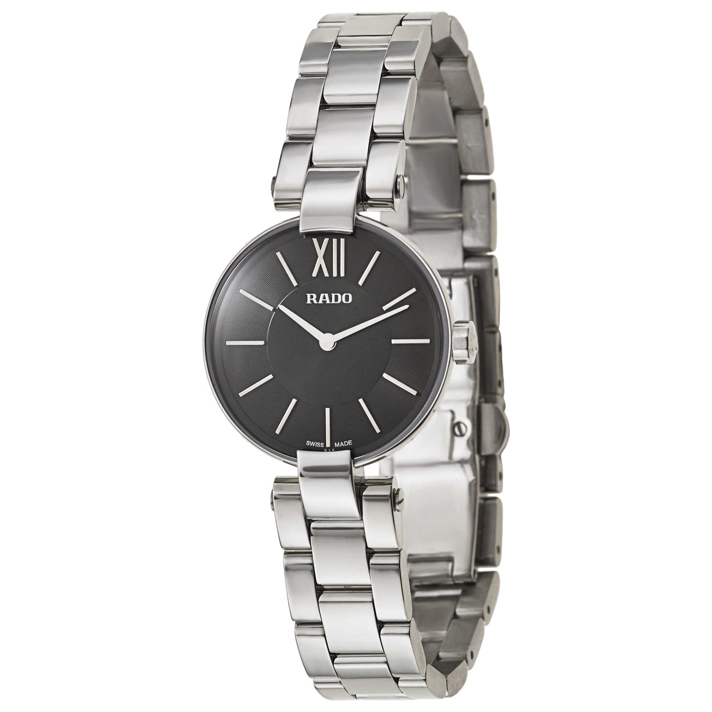 Front view of Rado Coupole S Women's Swiss Quartz (Battery-Powered) Watch R22854153