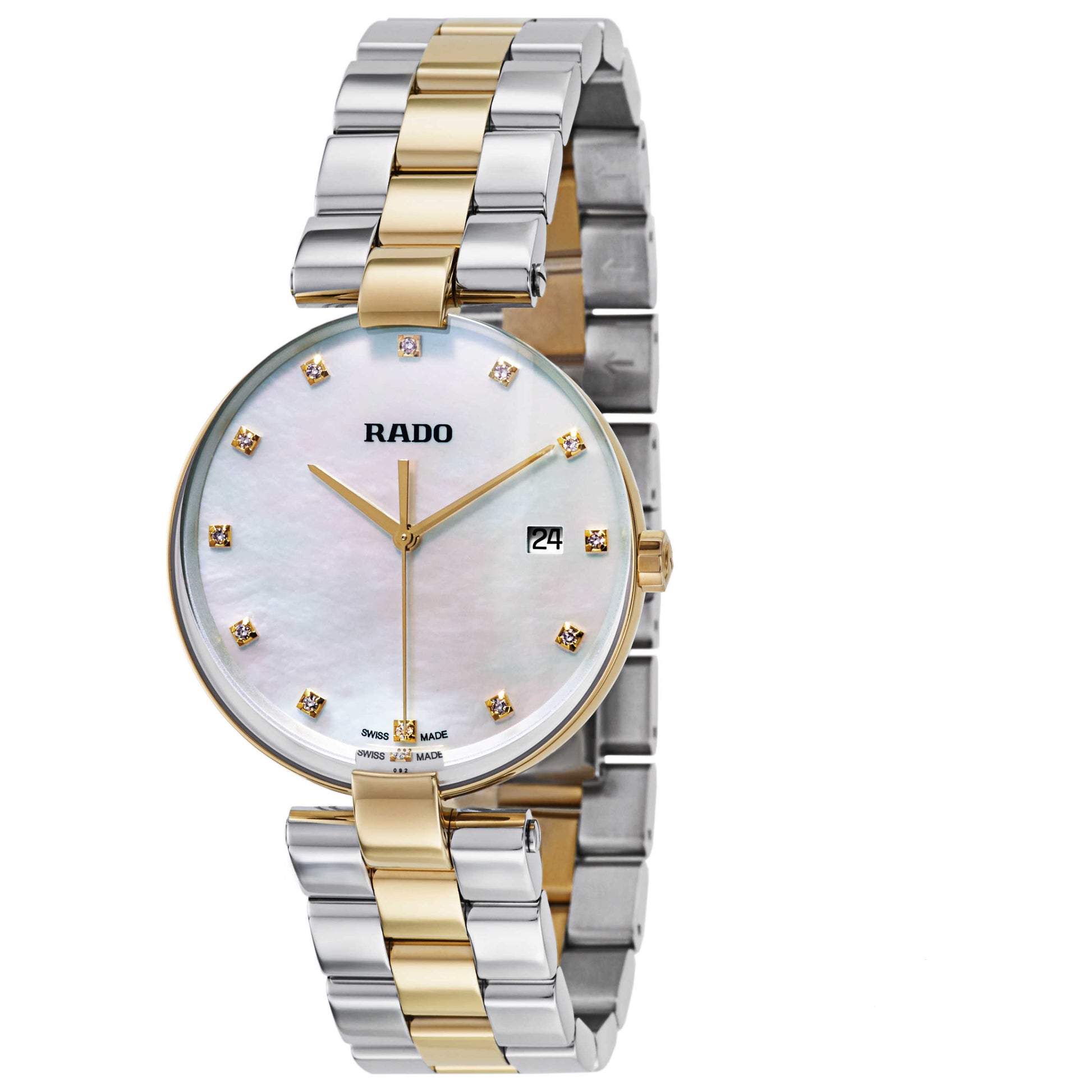 Front view of Rado Coupole Women's Swiss Quartz (Battery-Powered) Watch R22856924