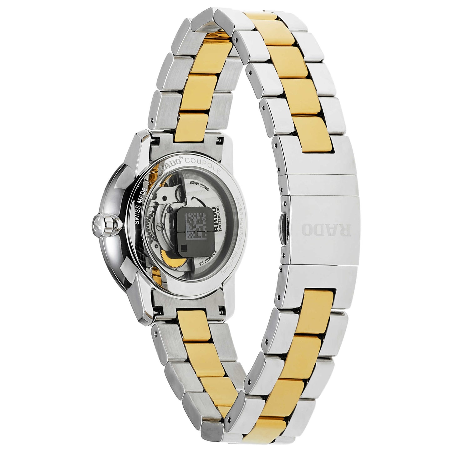 Back view of Rado Coupole Classic Men's Automatic Watch R22860032