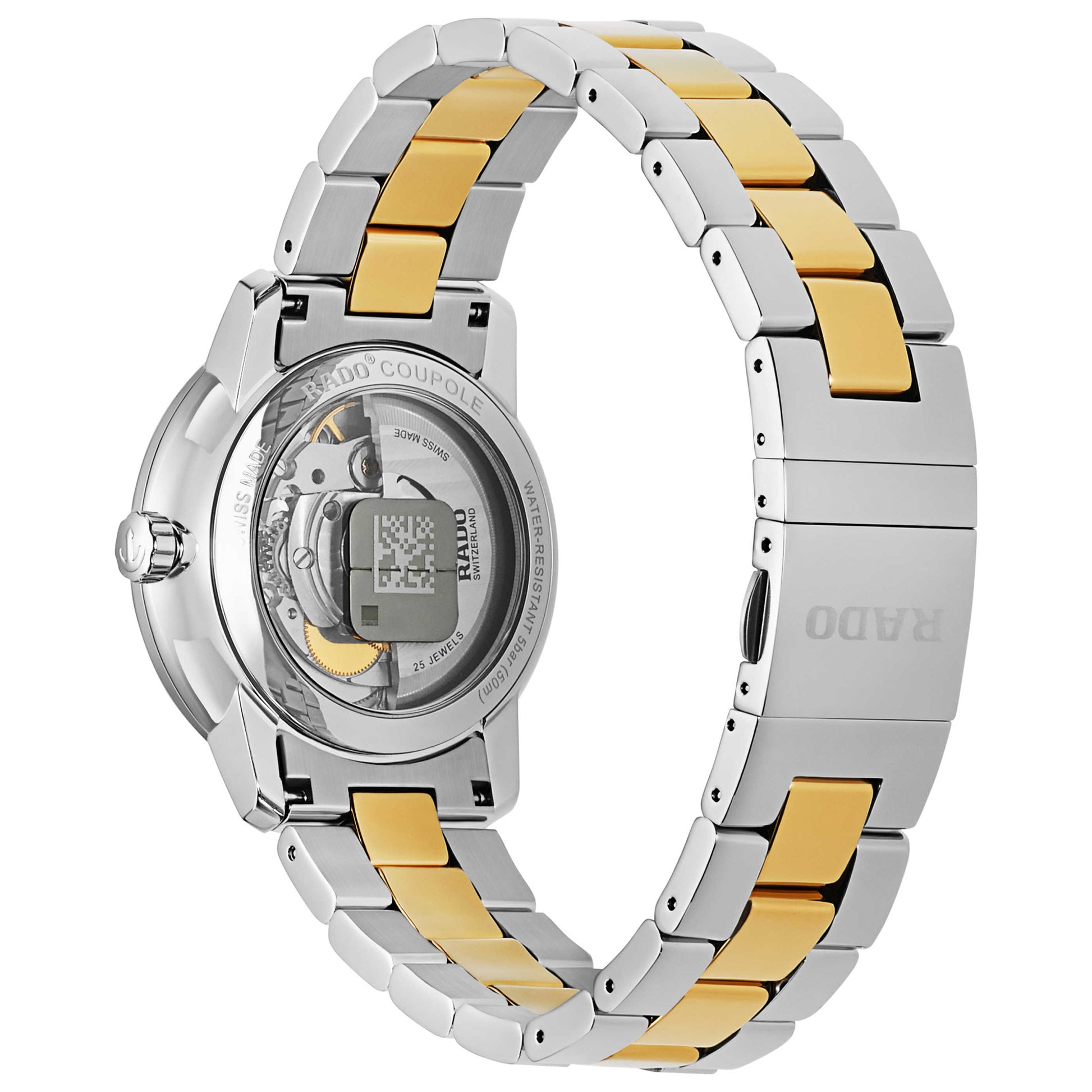 Back view of Rado Coupole Classic Men's Automatic Watch R22860712