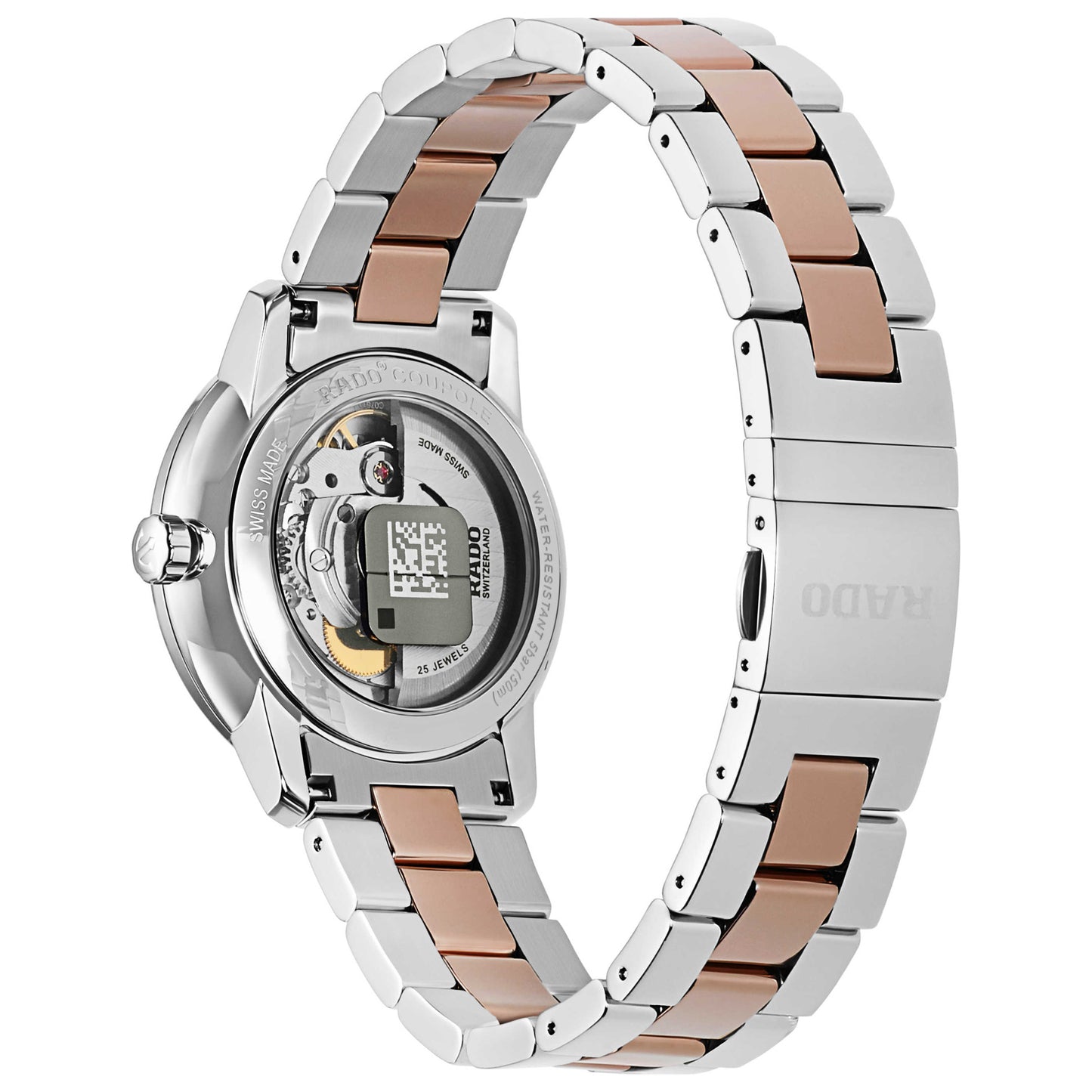 Back view of Rado Coupole Classic Men's Automatic Watch R22860722