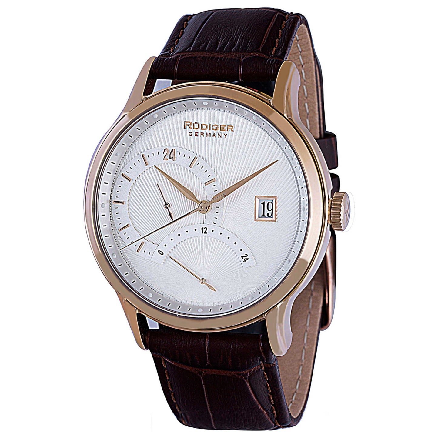 Front view of Rudiger Aachen Men's Quartz Watch R2700-09-001