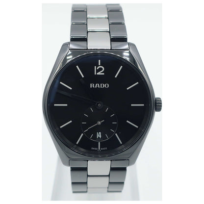 Front view of Rado True Specchio Men's Swiss Quartz (Battery-Powered) Watch R27081157-SD