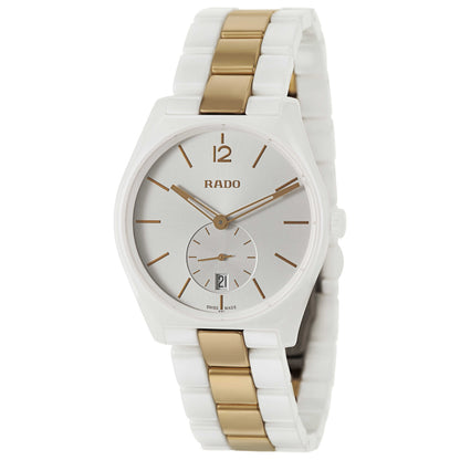 Front view of Rado True Specchio Men's Swiss Quartz (Battery-Powered) Watch R27082017