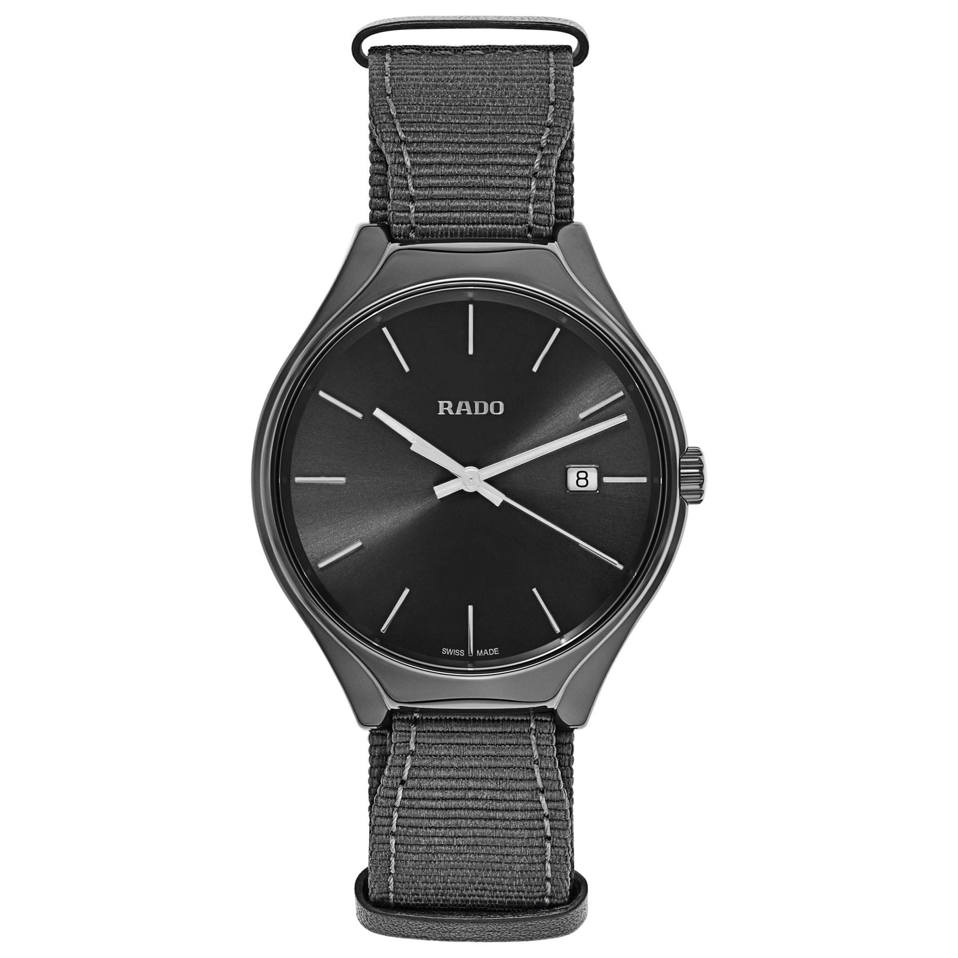 Front view of Rado Rado True Men's Swiss Quartz (Battery-Powered) Watch R27232106