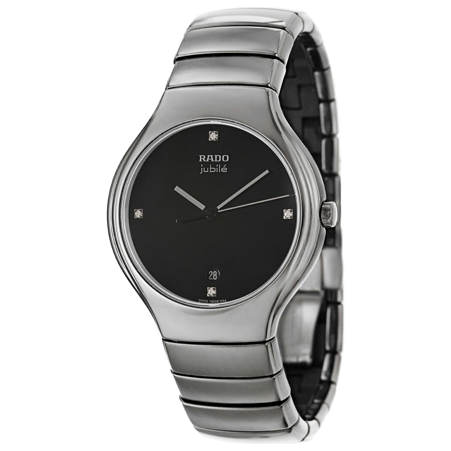 Front view of Rado Rado True Men's Swiss Quartz (Battery-Powered) Watch R27654742