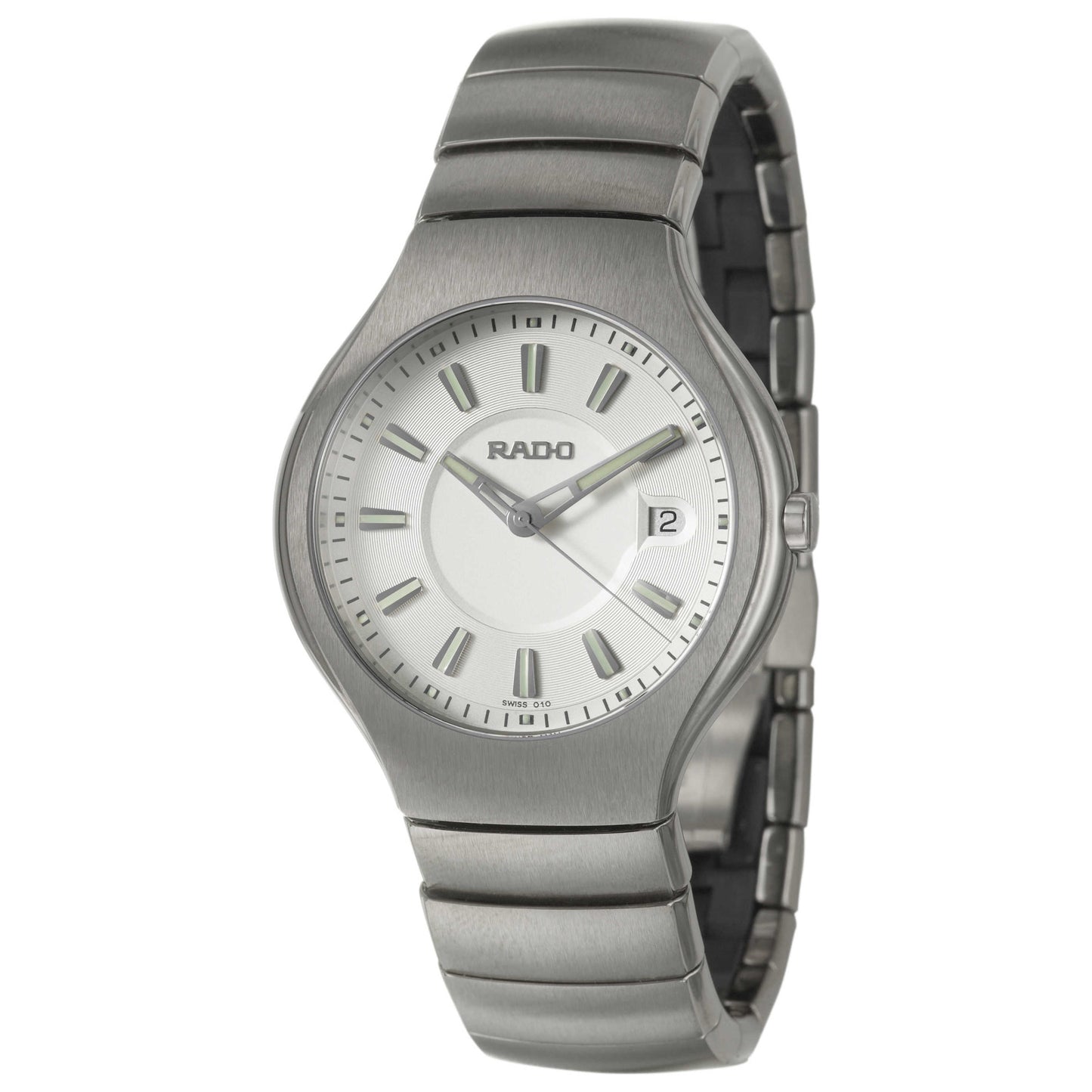 Front view of Rado Rado True Men's Swiss Quartz (Battery-Powered) Watch R27675102