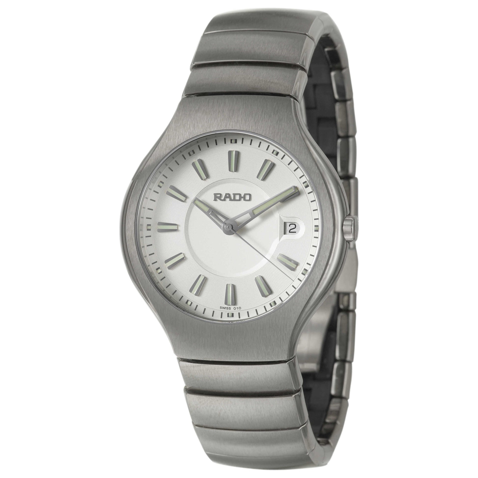 Front view of Rado Rado True Men's Swiss Quartz (Battery-Powered) Watch R27675102