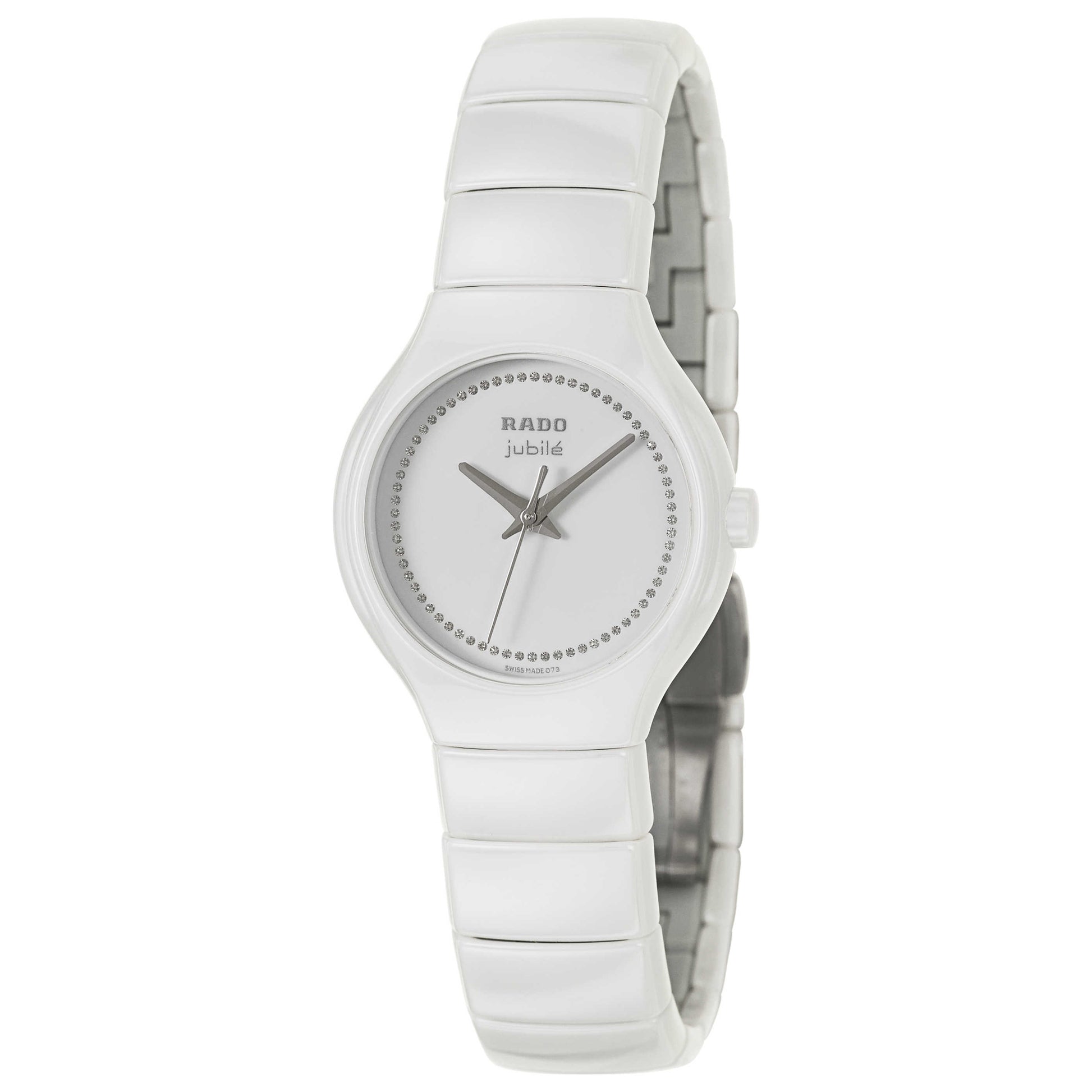 Front view of Rado Rado True Women's Swiss Quartz (Battery-Powered) Watch R27696732
