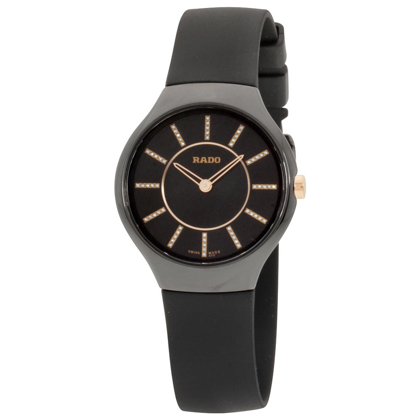 Front view of Rado True Thinline Women's Quartz Watch R27742709