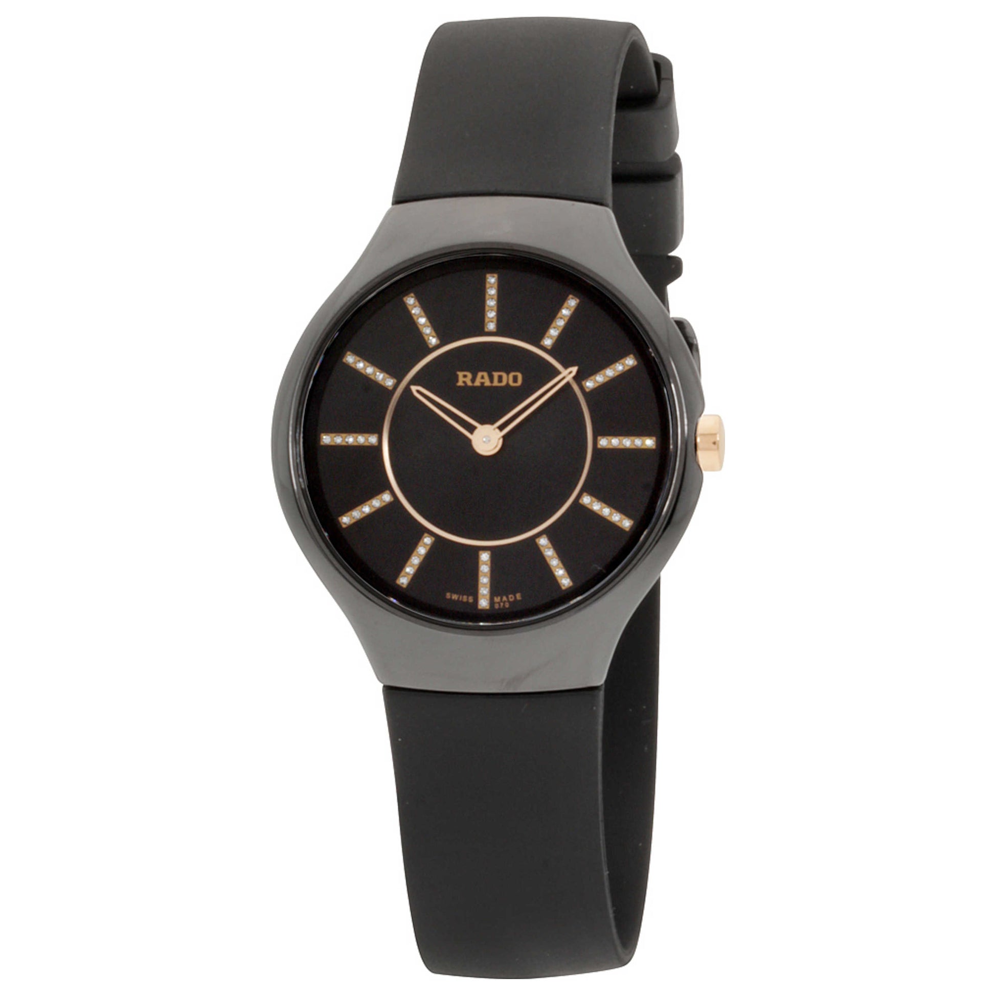 Front view of Rado True Thinline Women's Quartz Watch R27742709