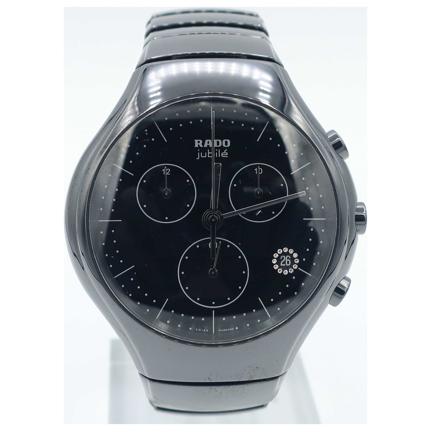 Front view of Rado Rado True Men's Swiss Quartz (Battery-Powered) Watch R27814402-SD2