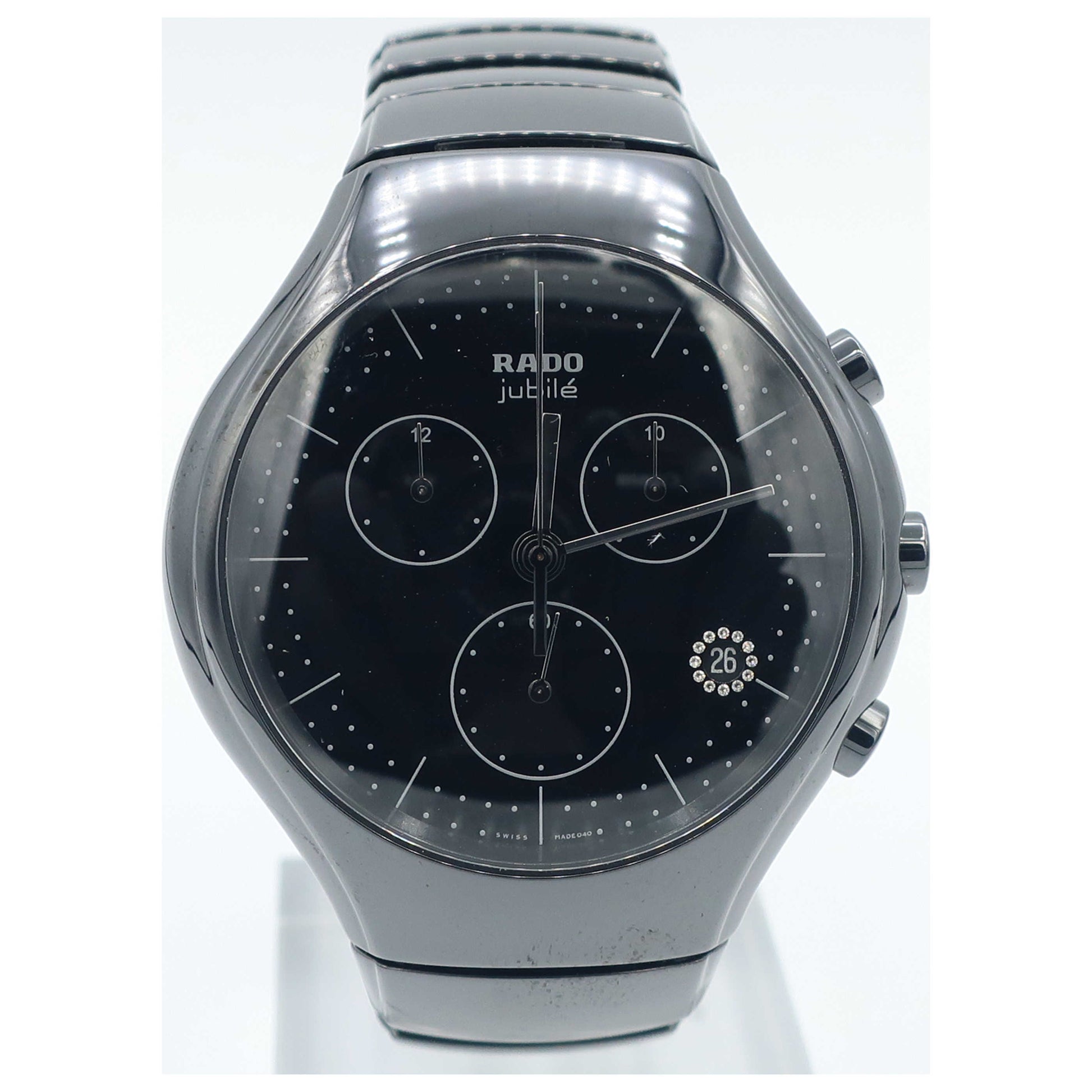Front view of Rado Rado True Men's Swiss Quartz (Battery-Powered) Watch R27814402-SD2