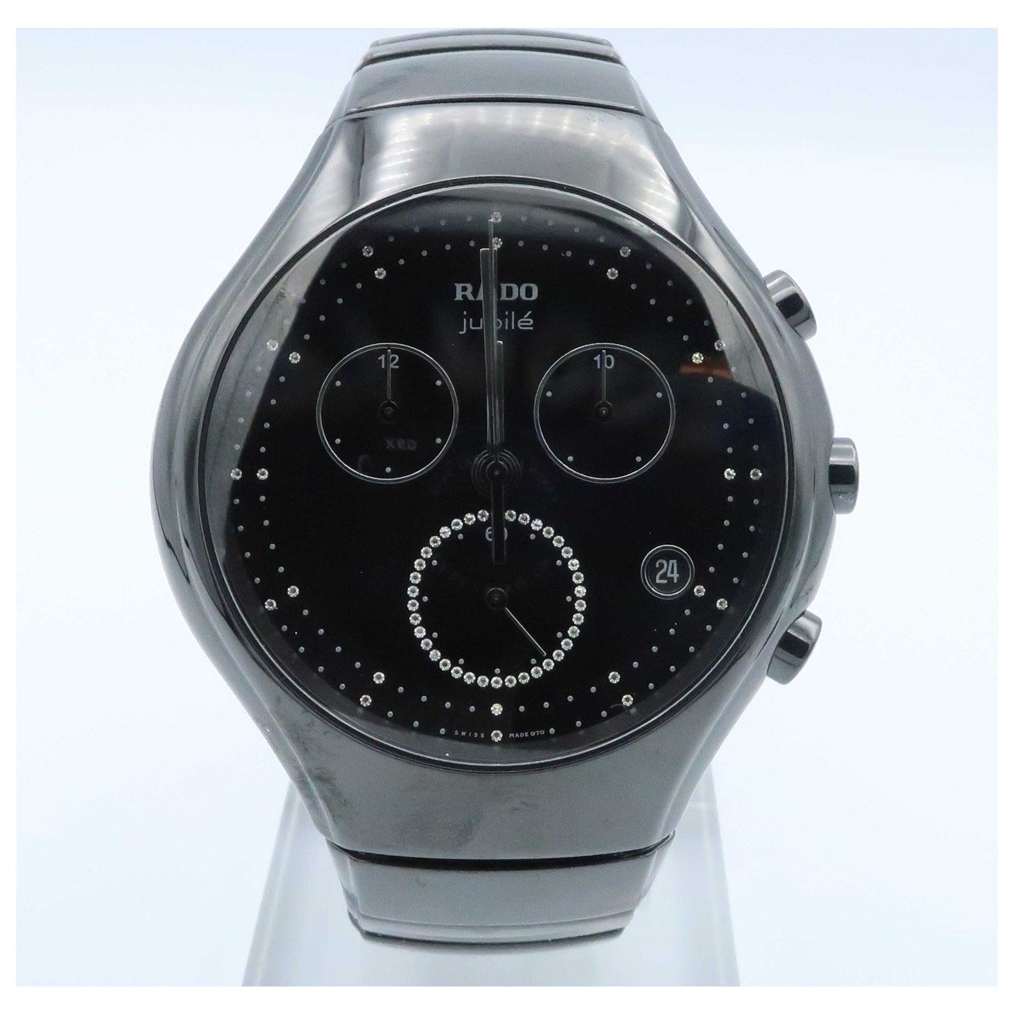 Front view of Rado Rado True Men's Swiss Quartz (Battery-Powered) Watch R27814702-SDV2