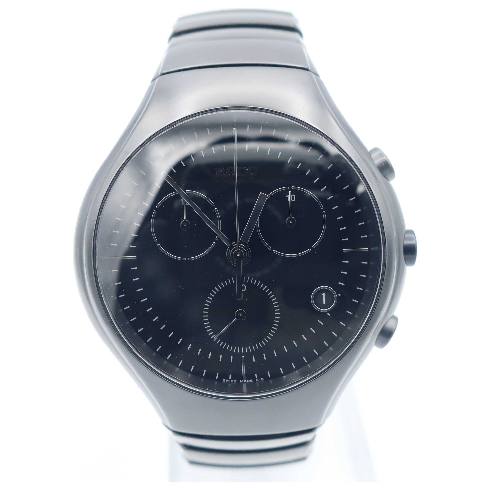 Front view of Rado Rado True Men's Swiss Quartz (Battery-Powered) Watch R27815152-SD2