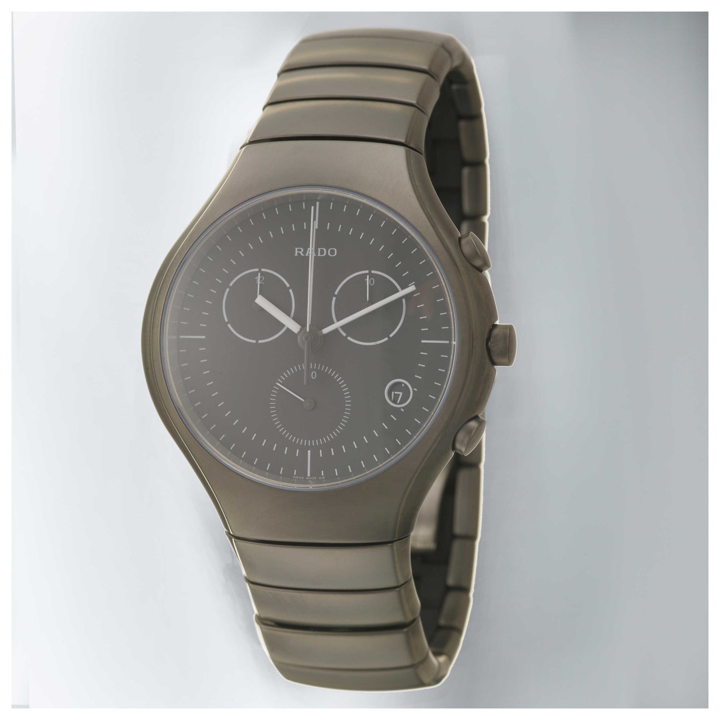 Front view of Rado Rado True Men's Swiss Quartz (Battery-Powered) Watch R27897102-SD