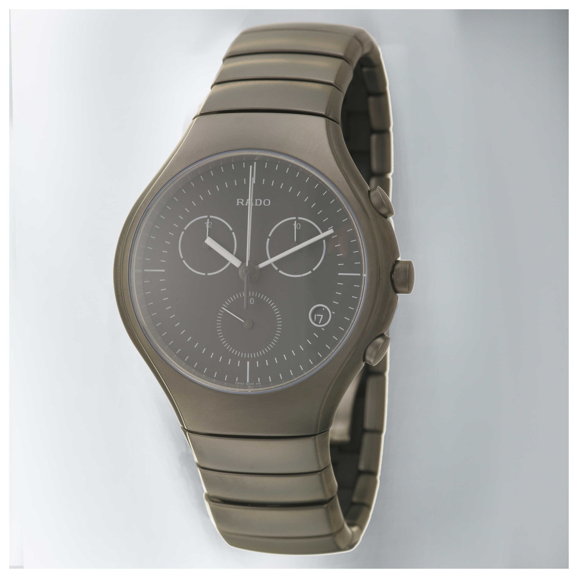 Front view of Rado Rado True Men's Swiss Quartz (Battery-Powered) Watch R27897102-SD