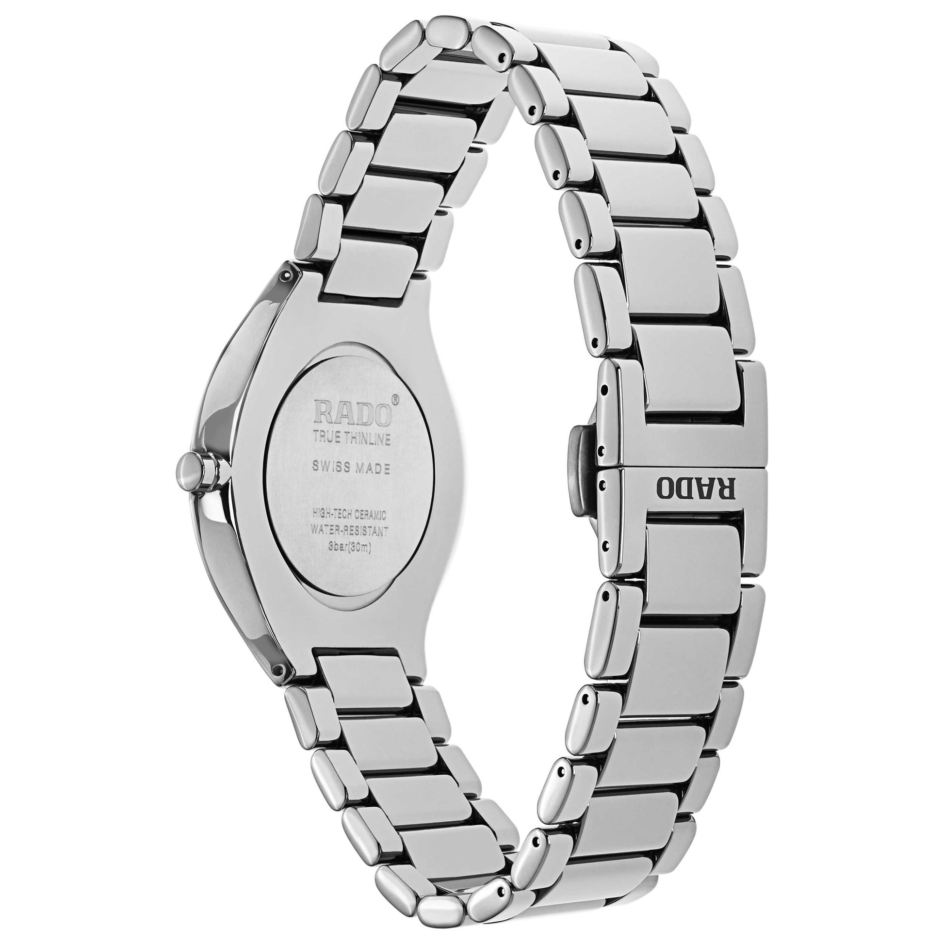 Back view of Rado True Thinline Women's Quartz Watch R27955152