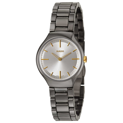 Front view of Rado True Thinline Women's Quartz Watch R27956112