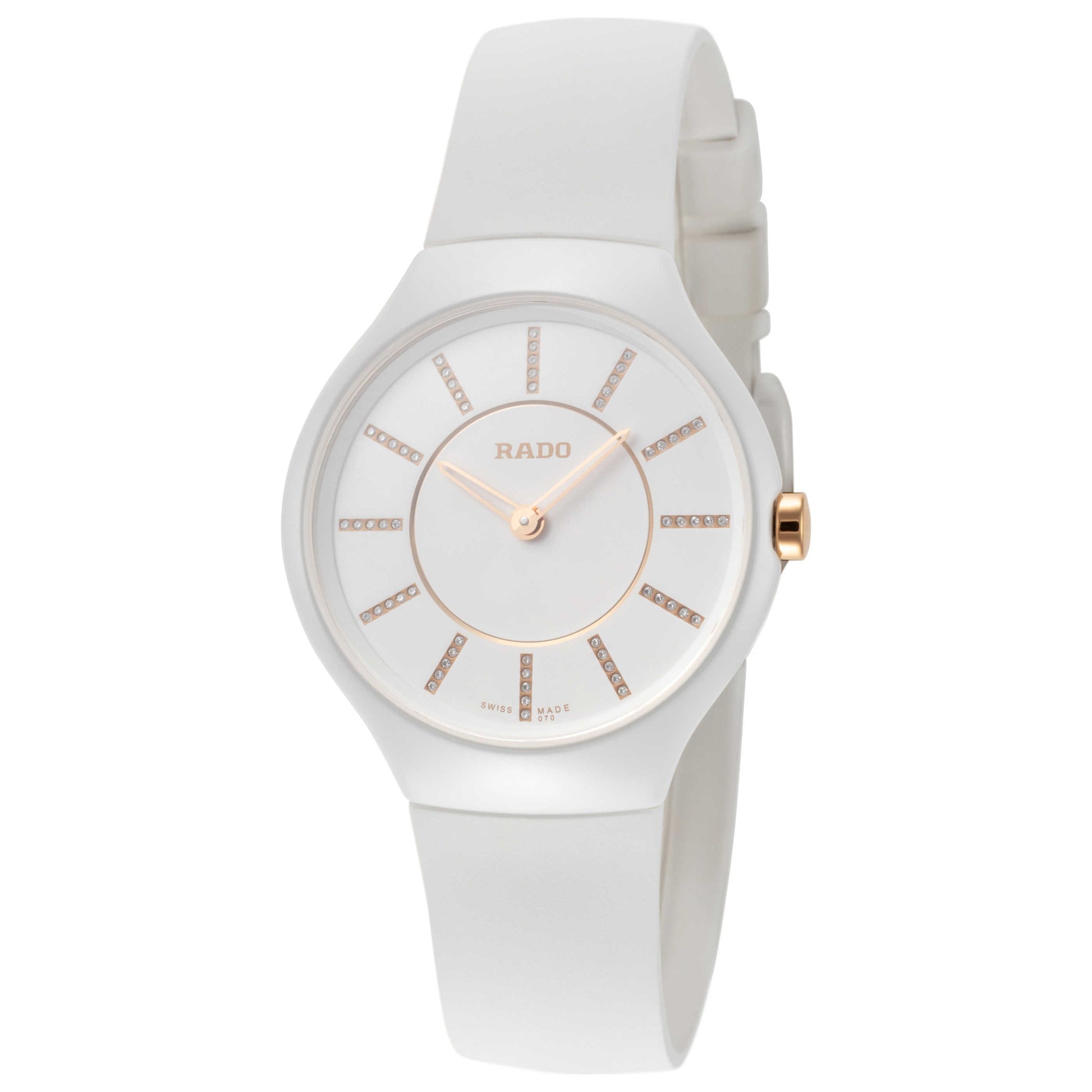 Front view of Rado True Thinline Women's Quartz Watch R27958709
