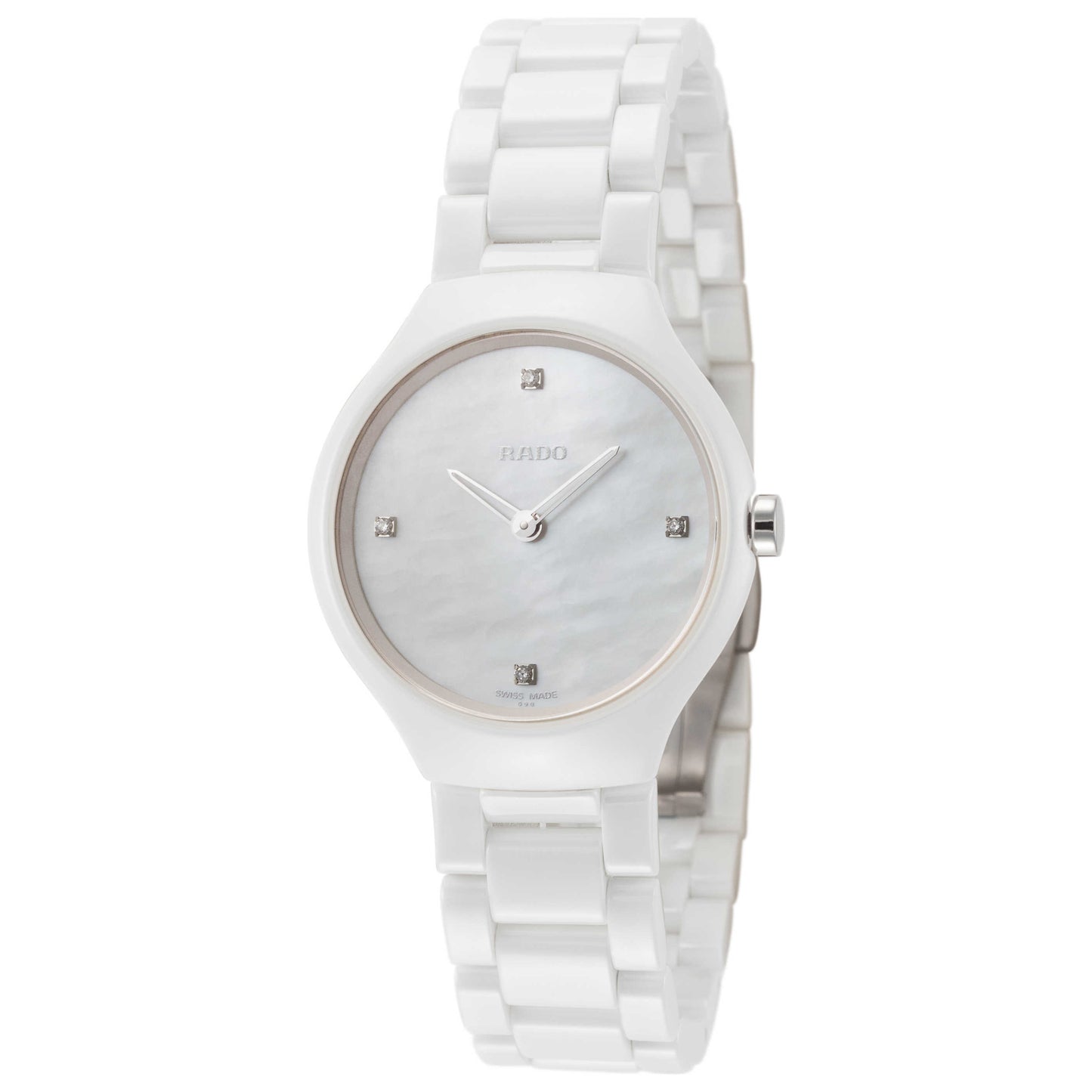 Front view of Rado True Thinline Women's Quartz Watch R27958902