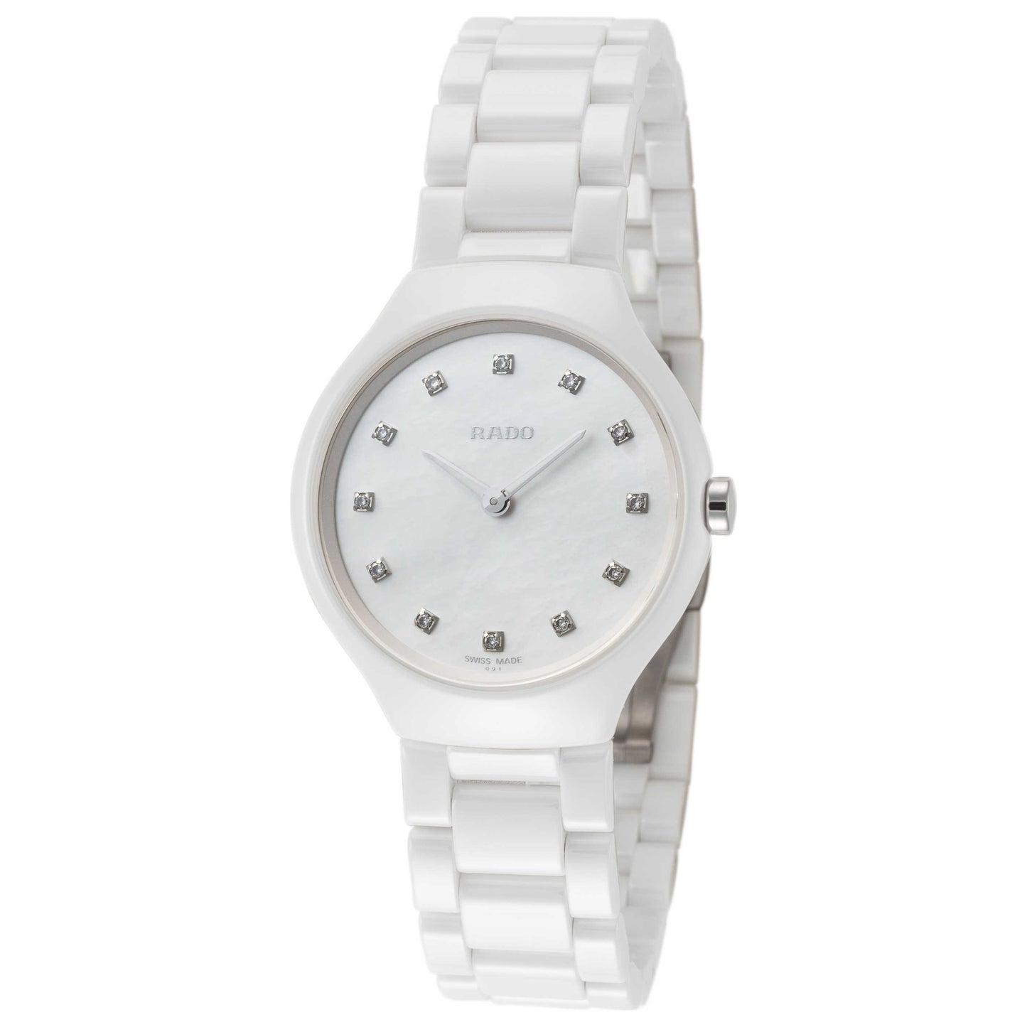 Front view of Rado True Thinline Women's Quartz Watch R27958912