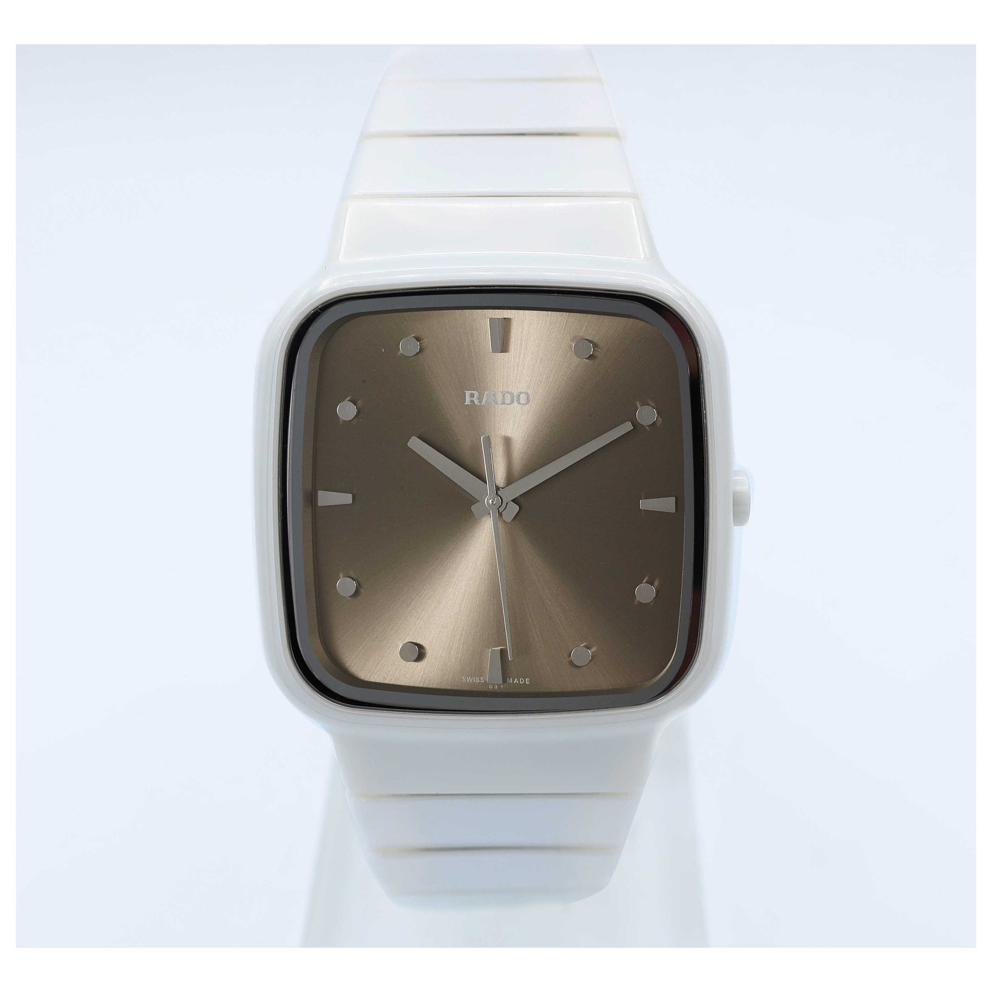 Front view of Rado R5.5 Women's Swiss Quartz (Battery-Powered) Watch R28382312-SD