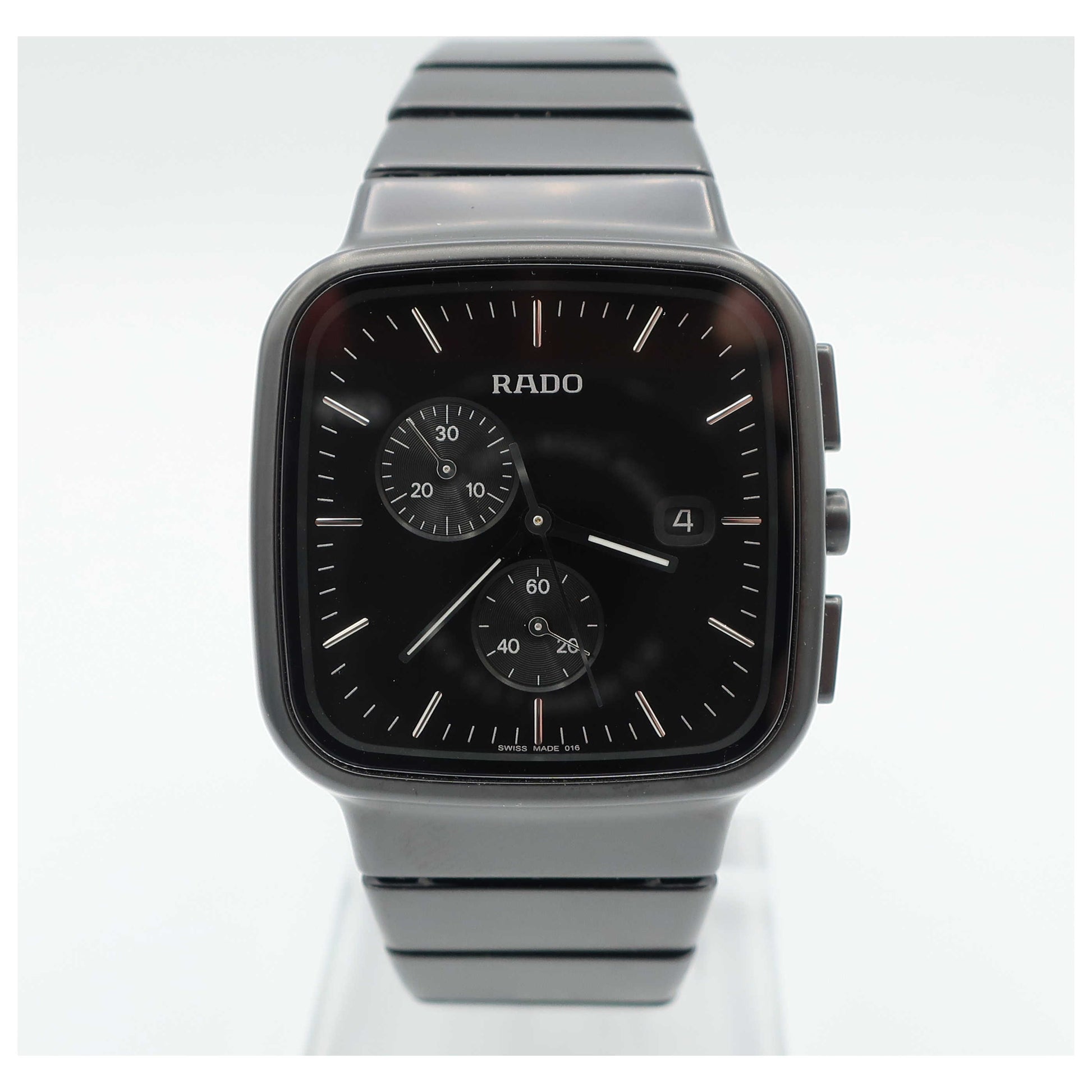Front view of Rado R5.5 Men's Swiss Quartz (Battery-Powered) Watch R28886162-SD
