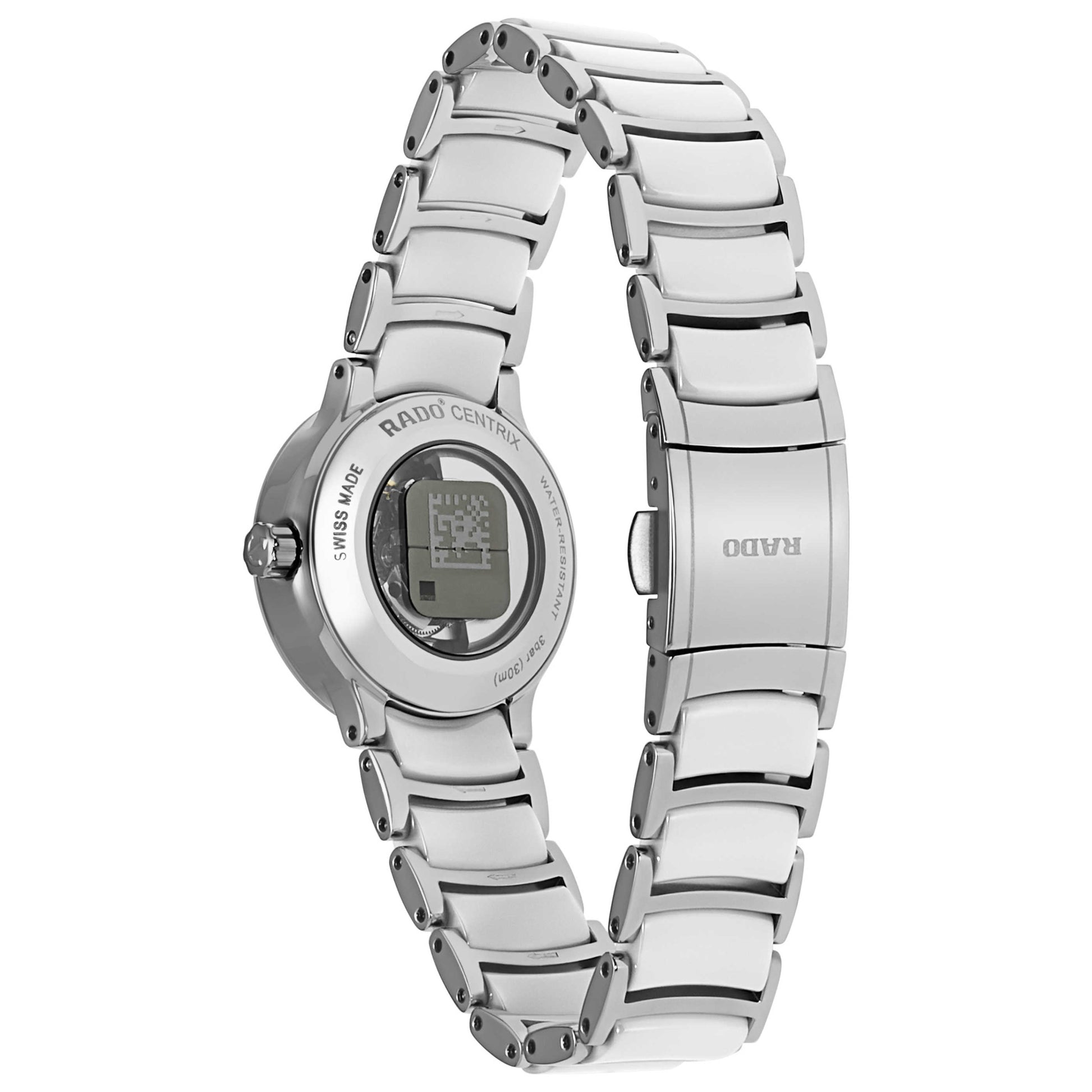 Back view of Rado Centrix Women's Automatic Watch R30027712
