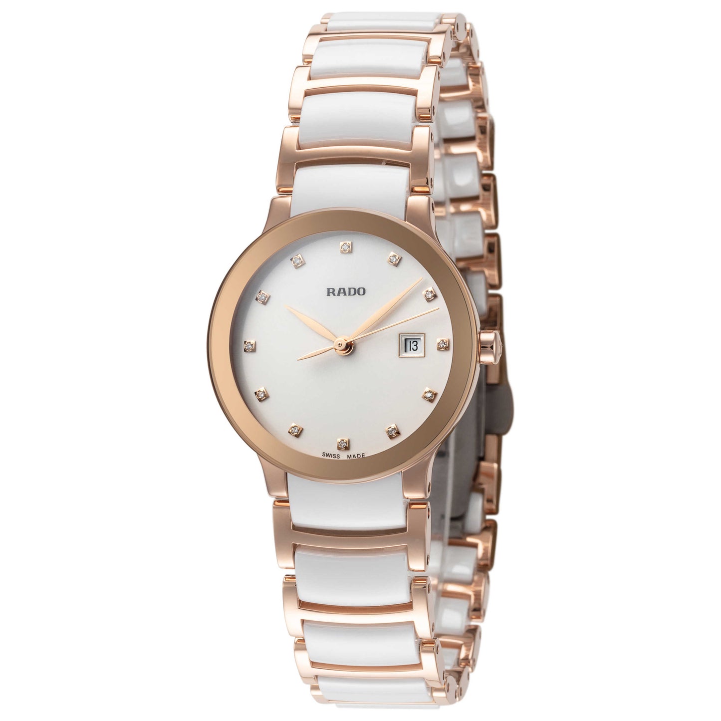 Front view of Rado Centrix Women's Quartz Watch R30512742