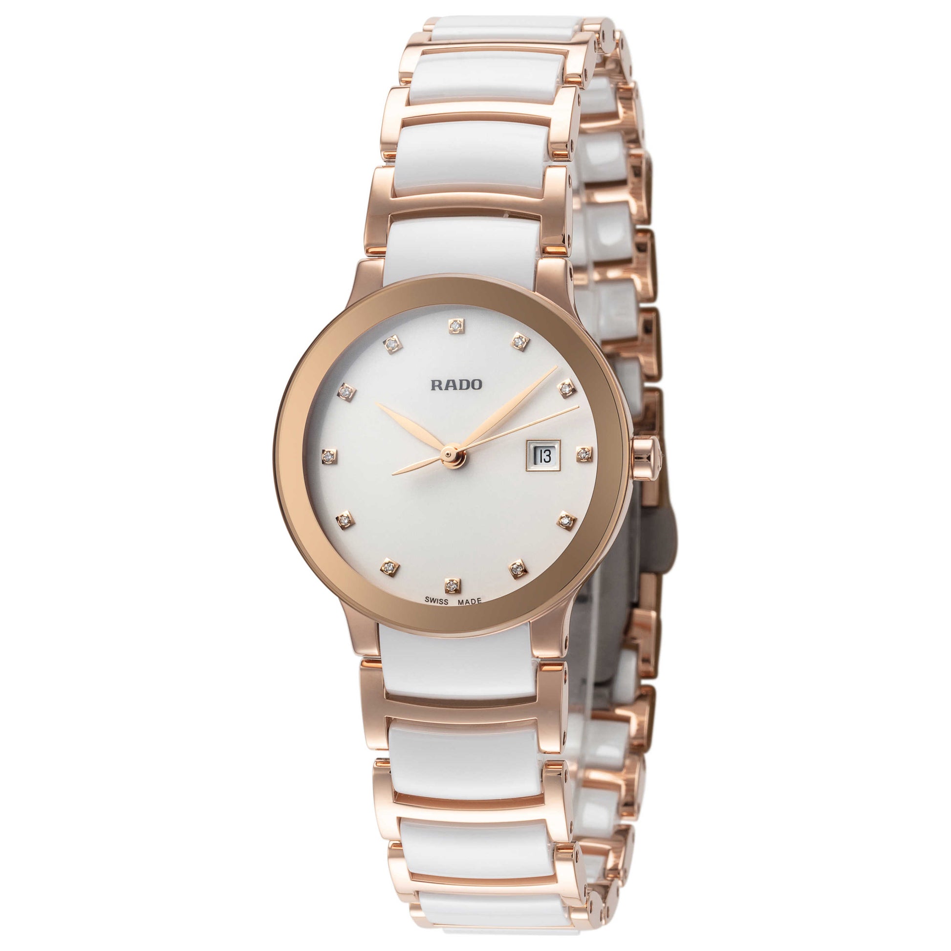 Front view of Rado Centrix Women's Quartz Watch R30512742