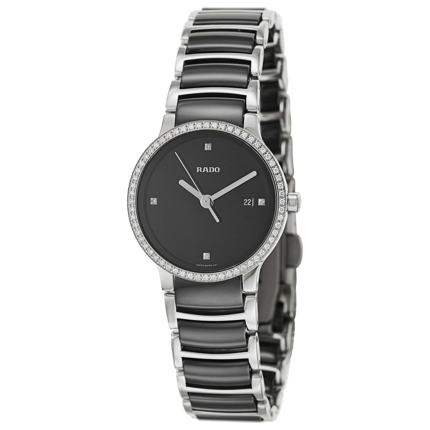 Front view of Rado Centrix Women's Swiss Quartz (Battery-Powered) Watch R30933712