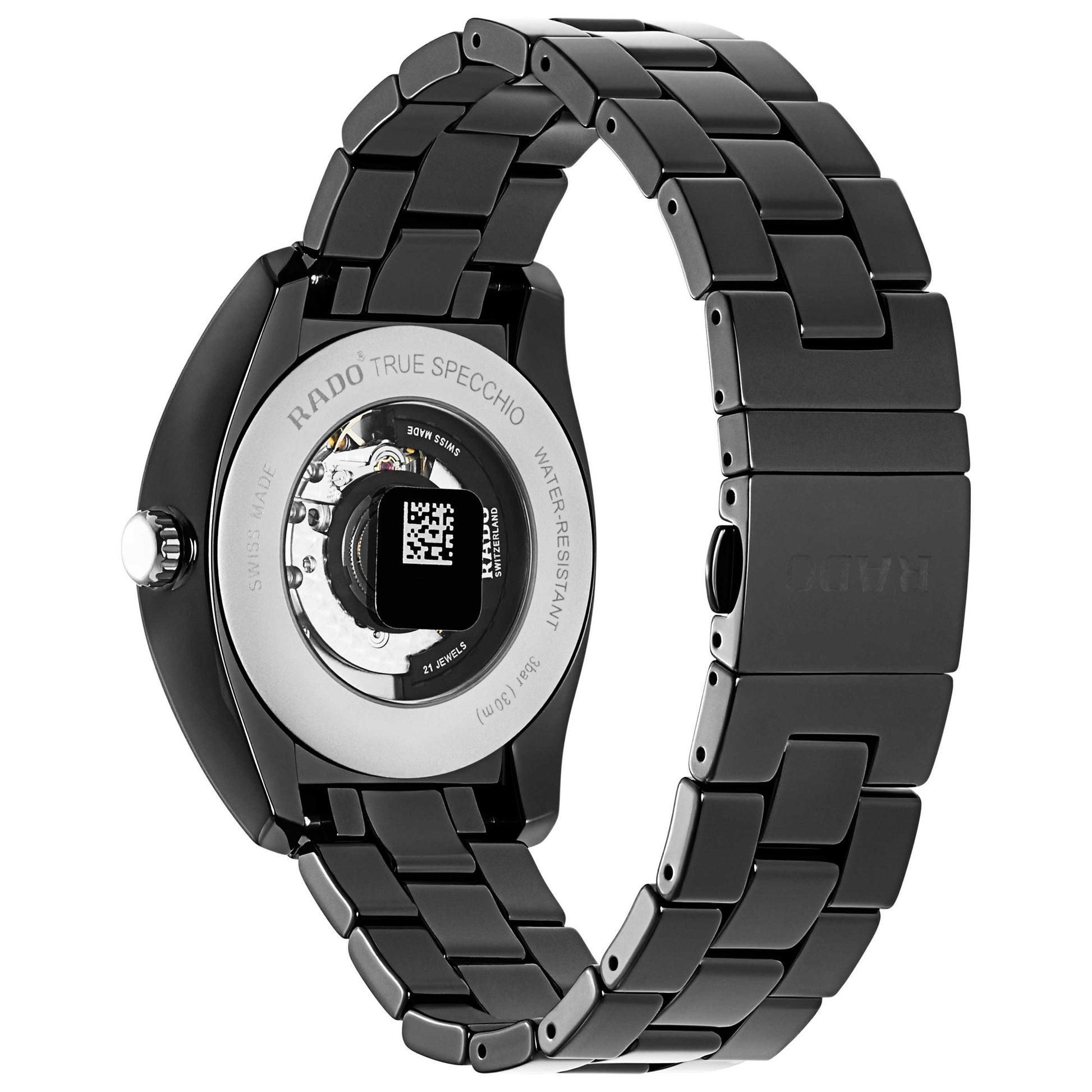 Back view of Rado Specchio Men's Automatic Watch R31506702