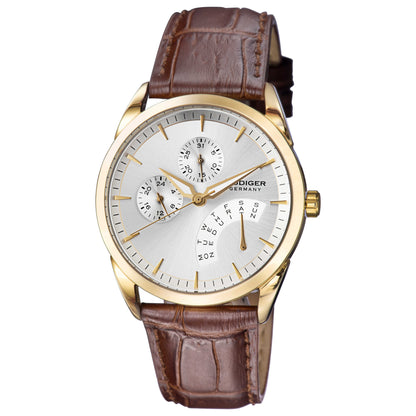 Front view of Rudiger Hamelin Men's Quartz Watch R3200-02-001