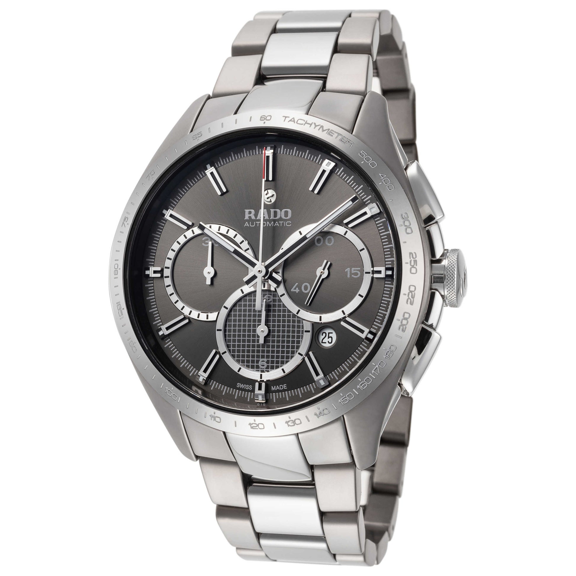 Front view of Rado HyperChrome Men's Automatic Watch R32024102
