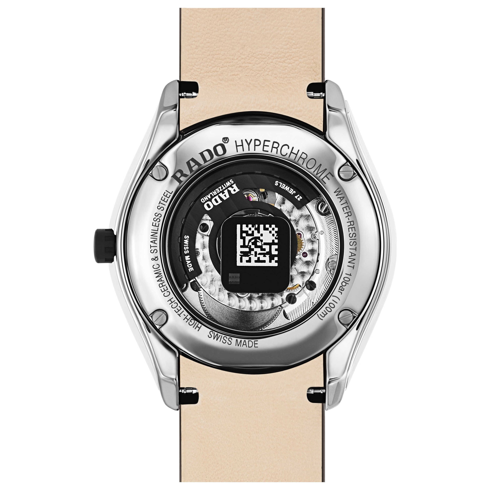 Back view of Rado HyperChrome Men's Automatic Watch R32025115