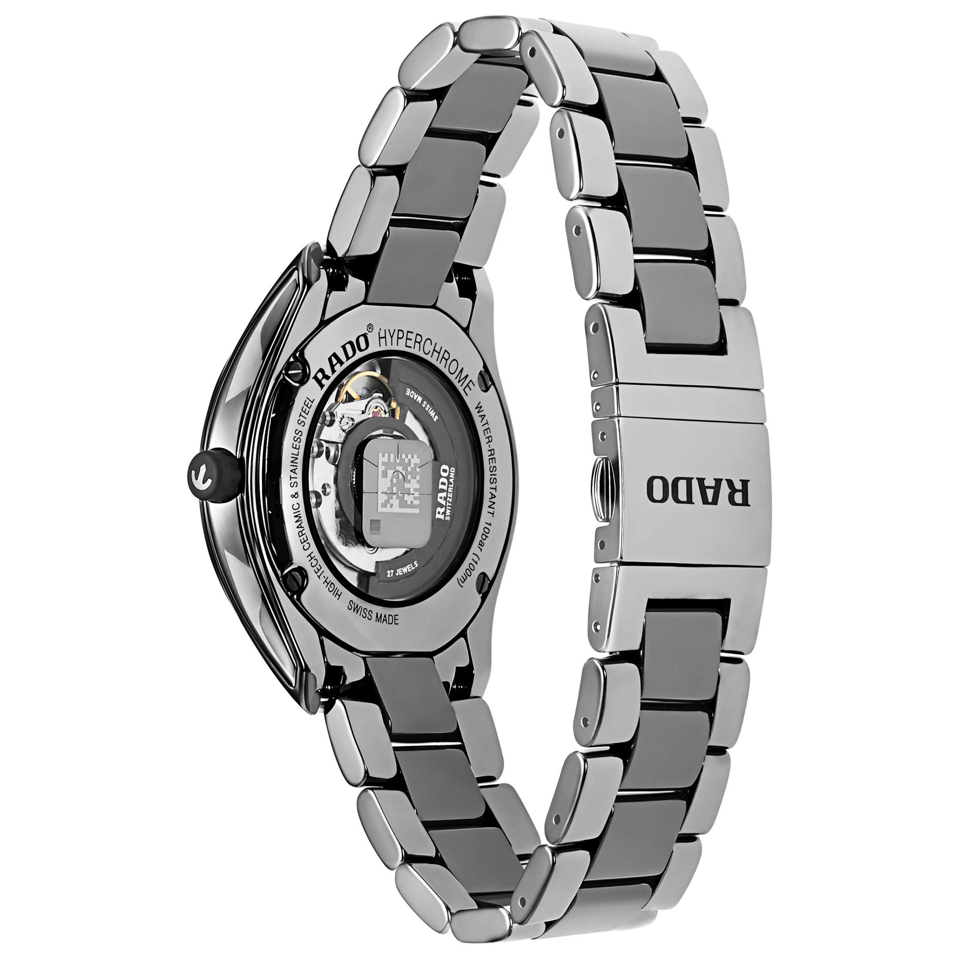 Back view of Rado HyperChrome Men's Automatic Watch R32025152