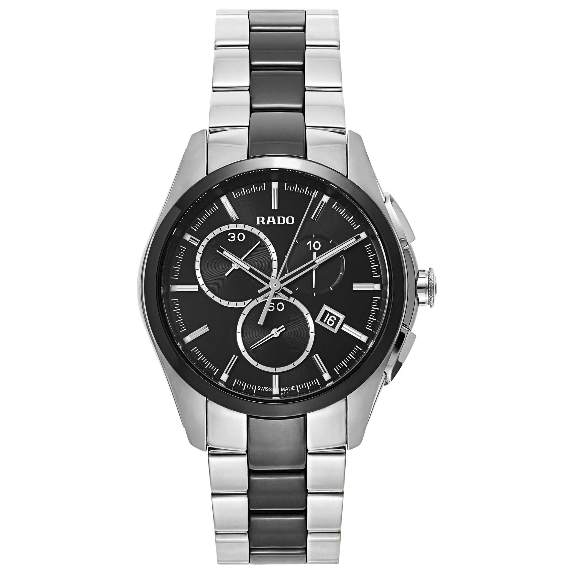 Front view of Rado HyperChrome Men's Swiss Quartz (Battery-Powered) Watch R32038152
