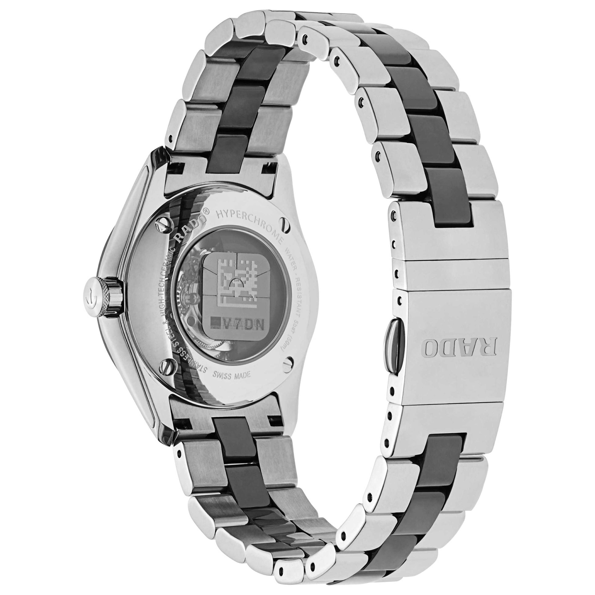 Back view of Rado HyperChrome Women's Automatic Watch R32049152