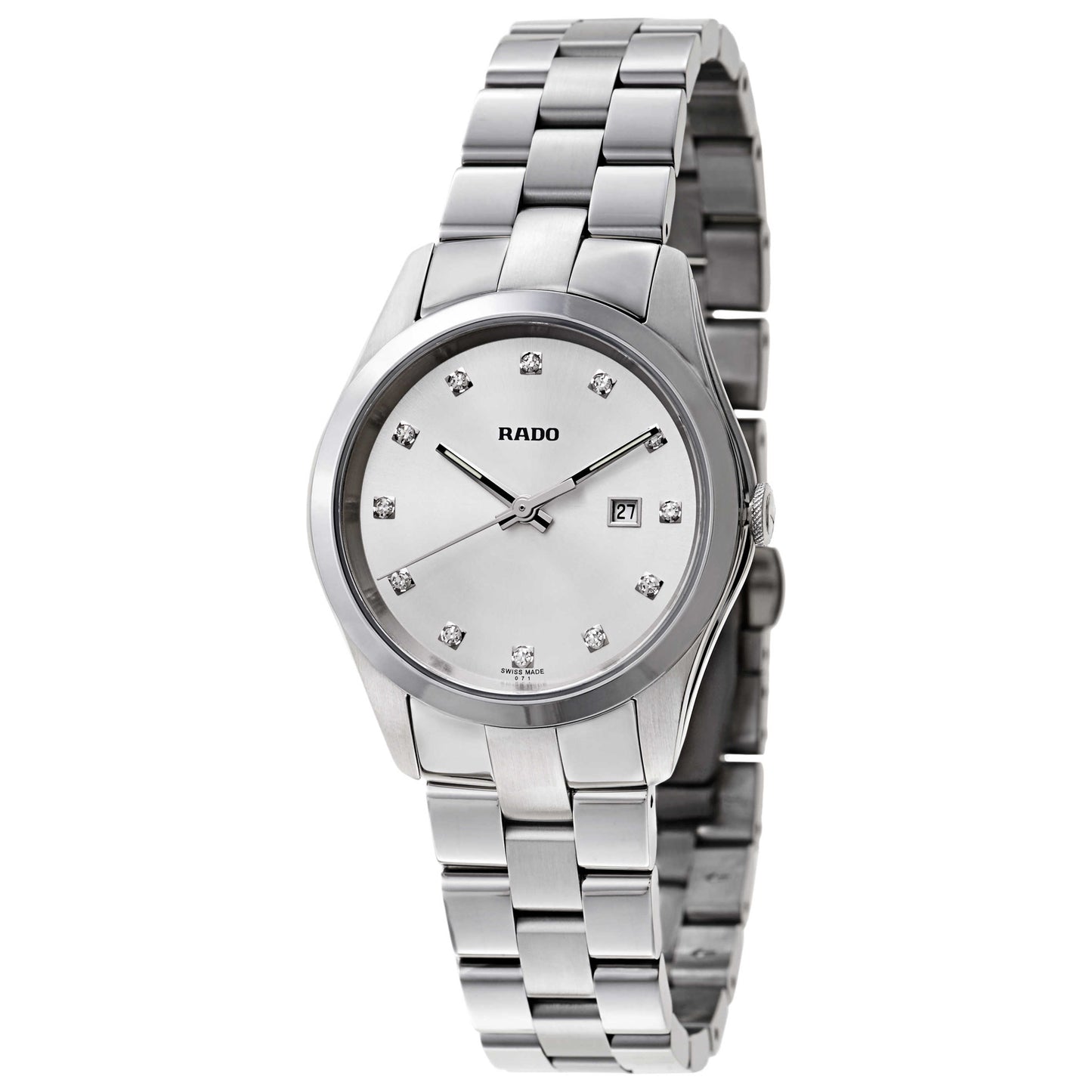 Front view of Rado HyperChrome Women's Swiss Quartz (Battery-Powered) Watch R32110713