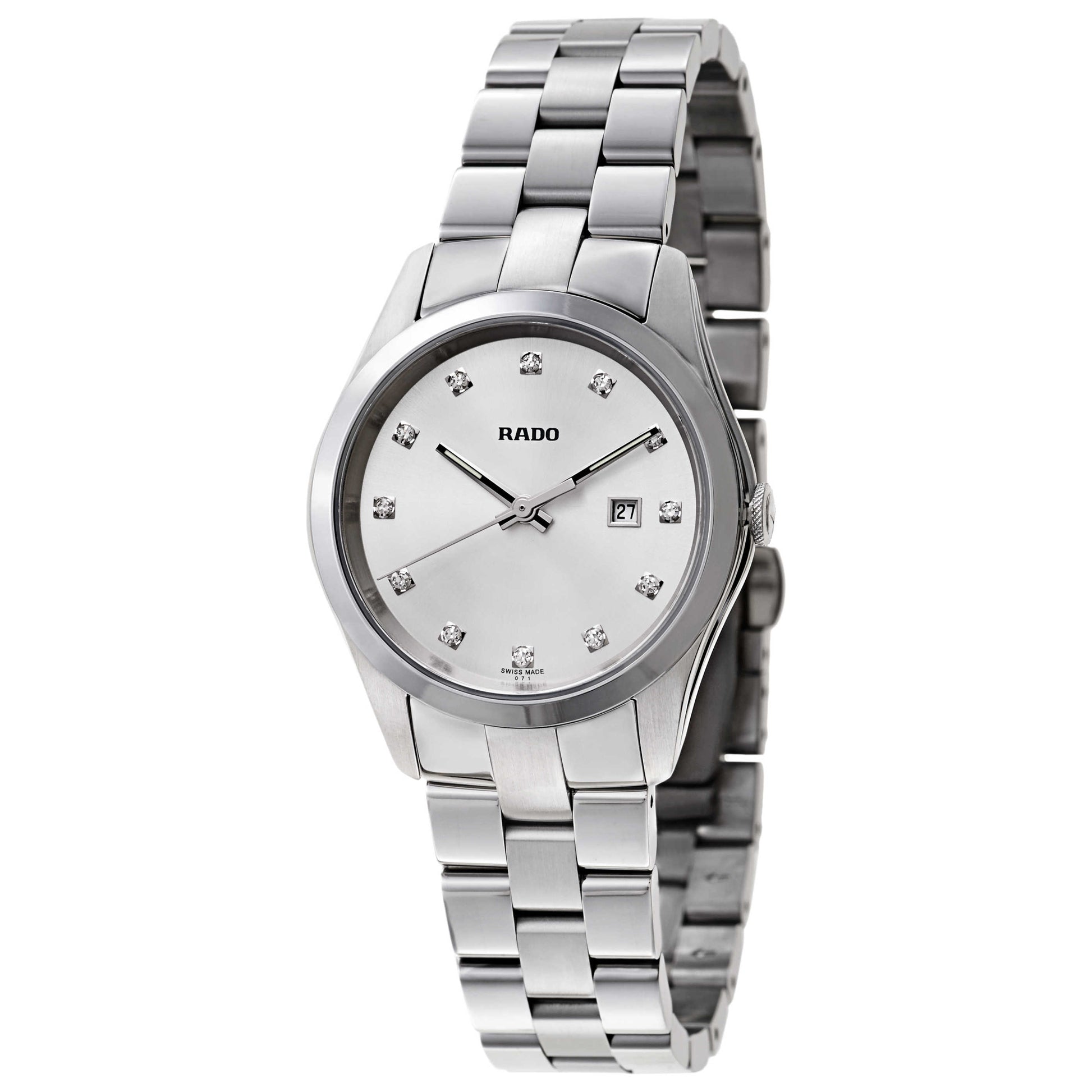 Front view of Rado HyperChrome Women's Swiss Quartz (Battery-Powered) Watch R32110713