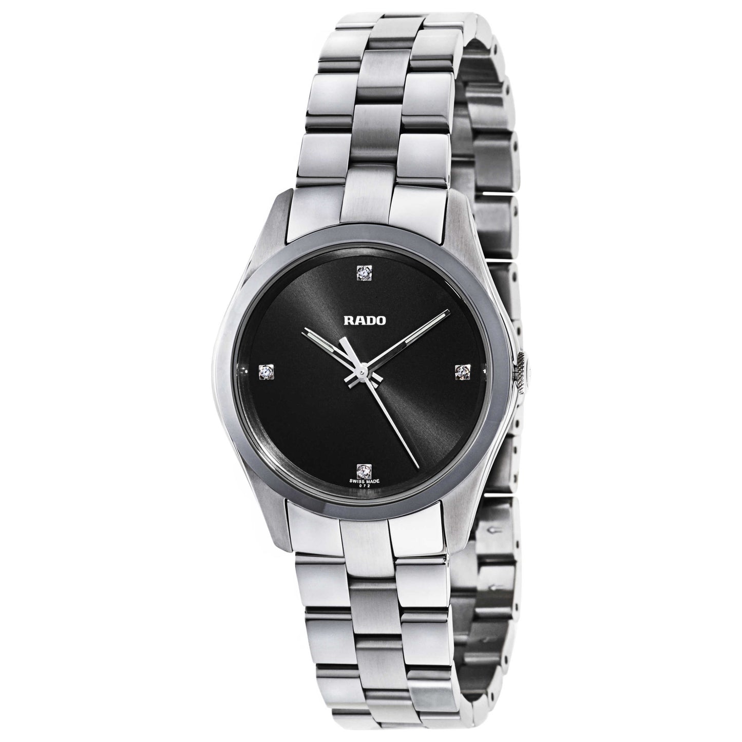 Front view of Rado HyperChrome Women's Swiss Quartz (Battery-Powered) Watch R32110723