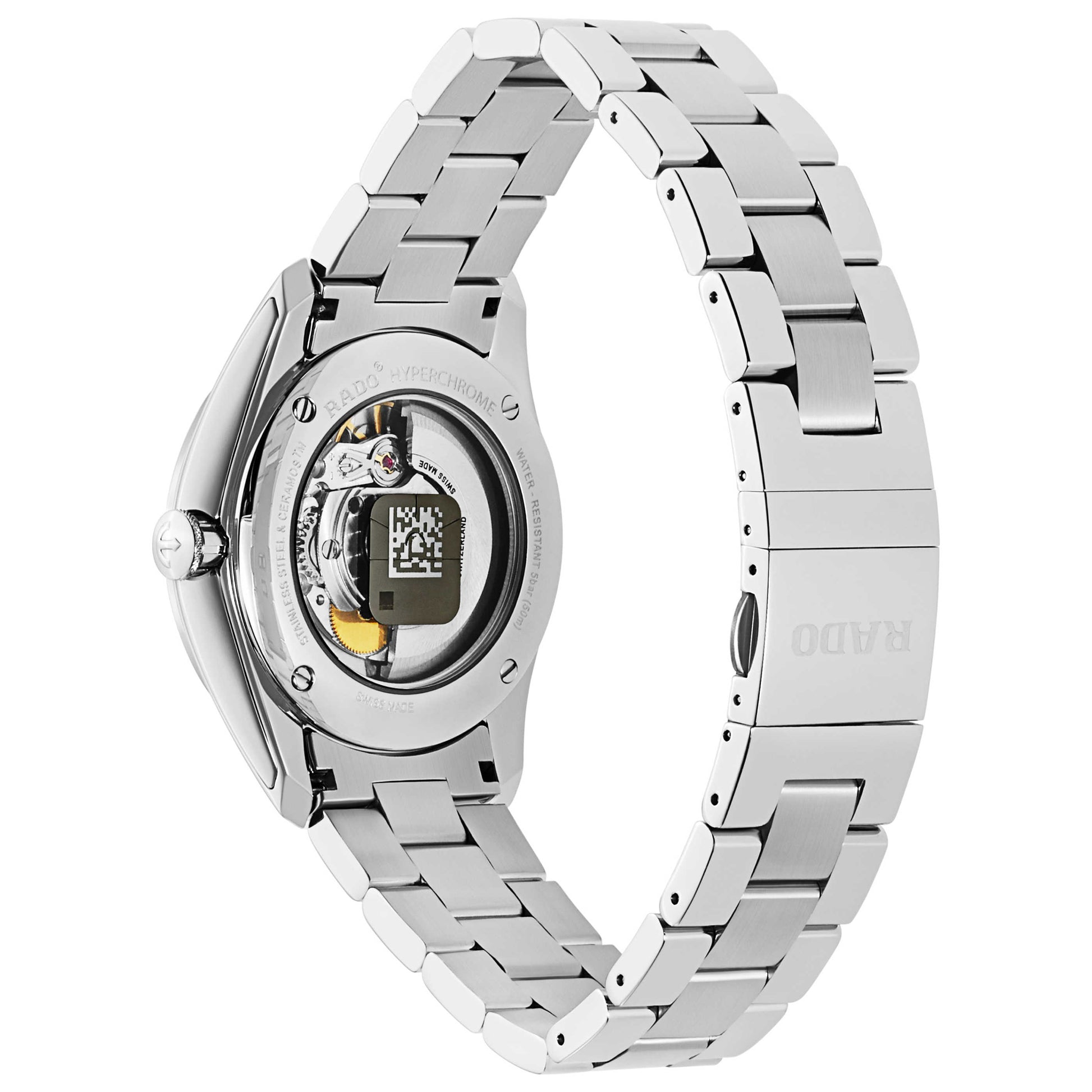 Back view of Rado HyperChrome Men's Automatic Watch R32115203
