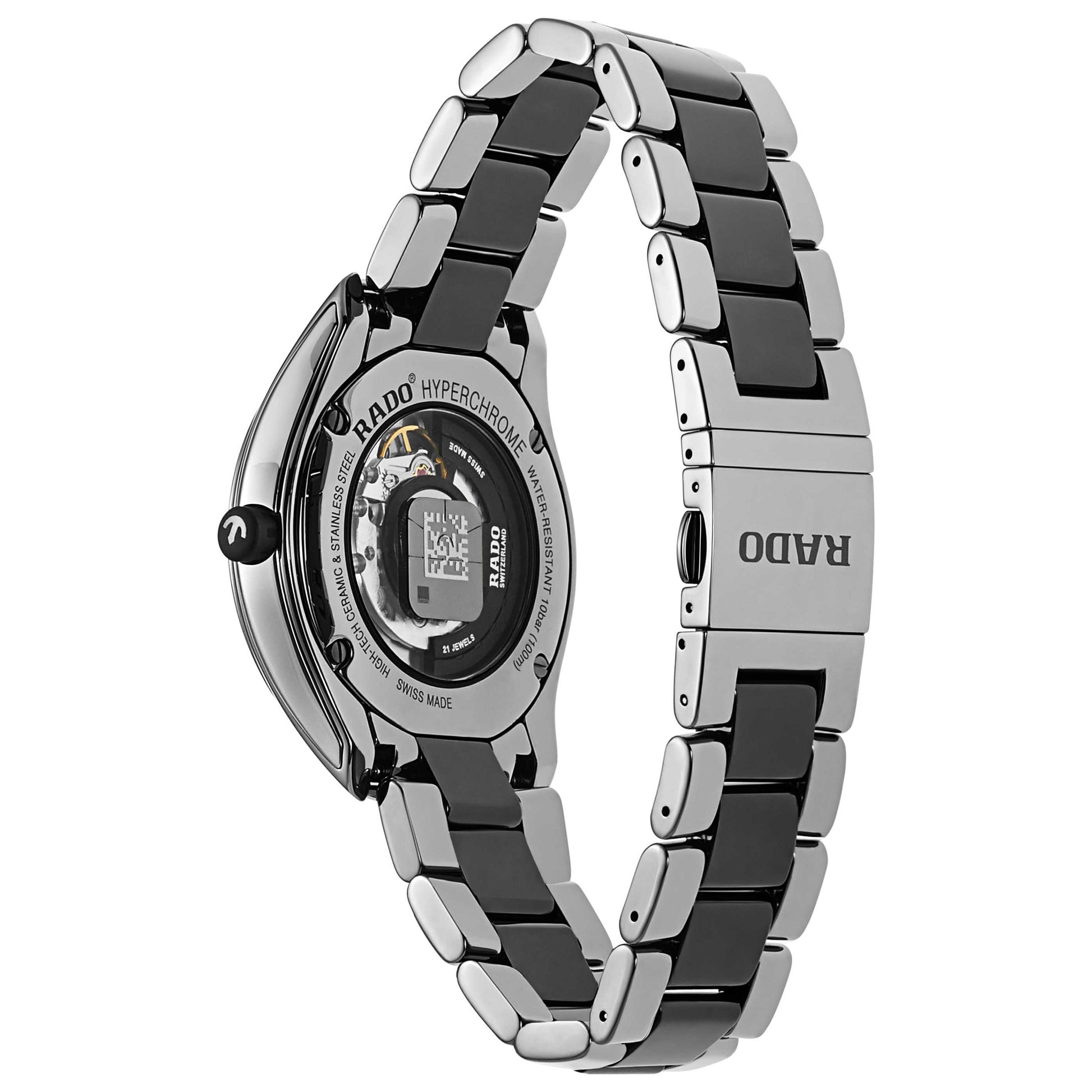 Back view of Rado HyperChrome Men's Automatic Watch R32165152