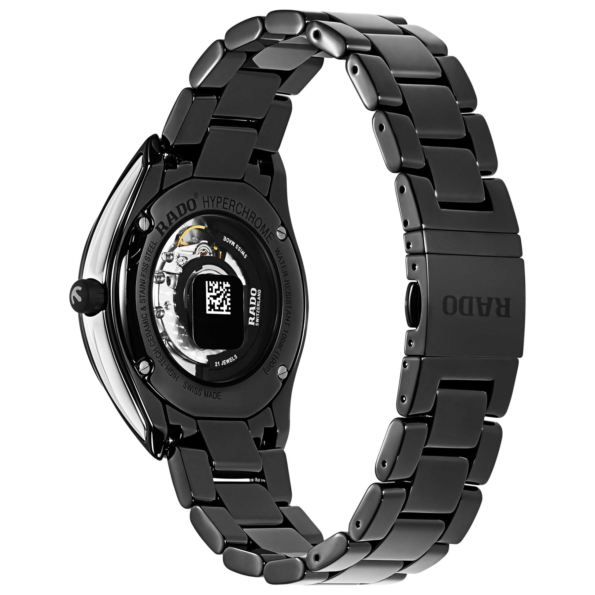 Back view of Rado HyperChrome Men's Automatic Watch R32265152