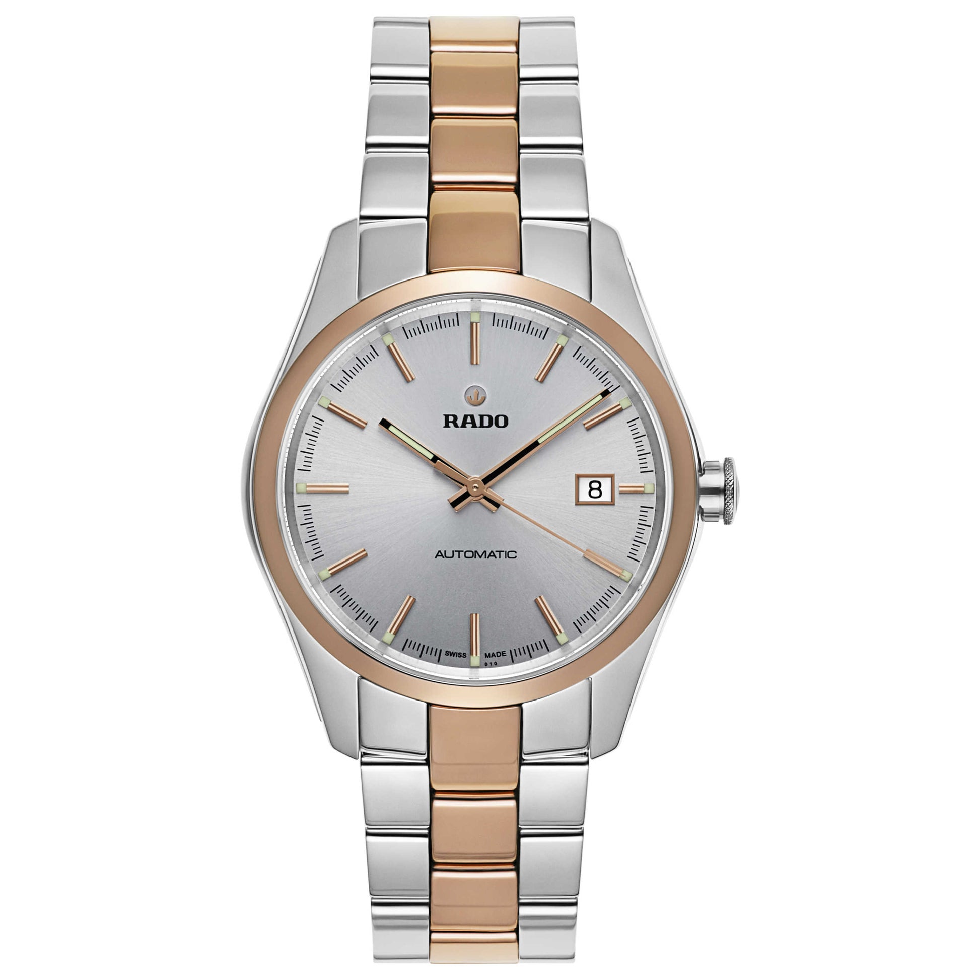 Front view of Rado HyperChrome Men's Automatic Watch R32980102