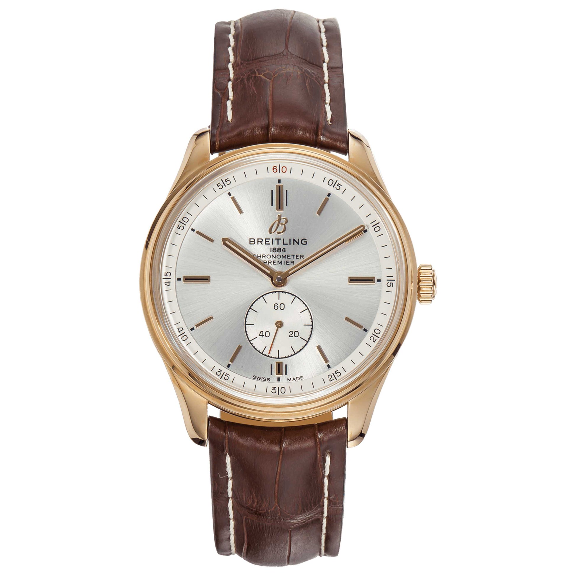 Front view of Breitling Premier Men's Automatic R37340351G1P1