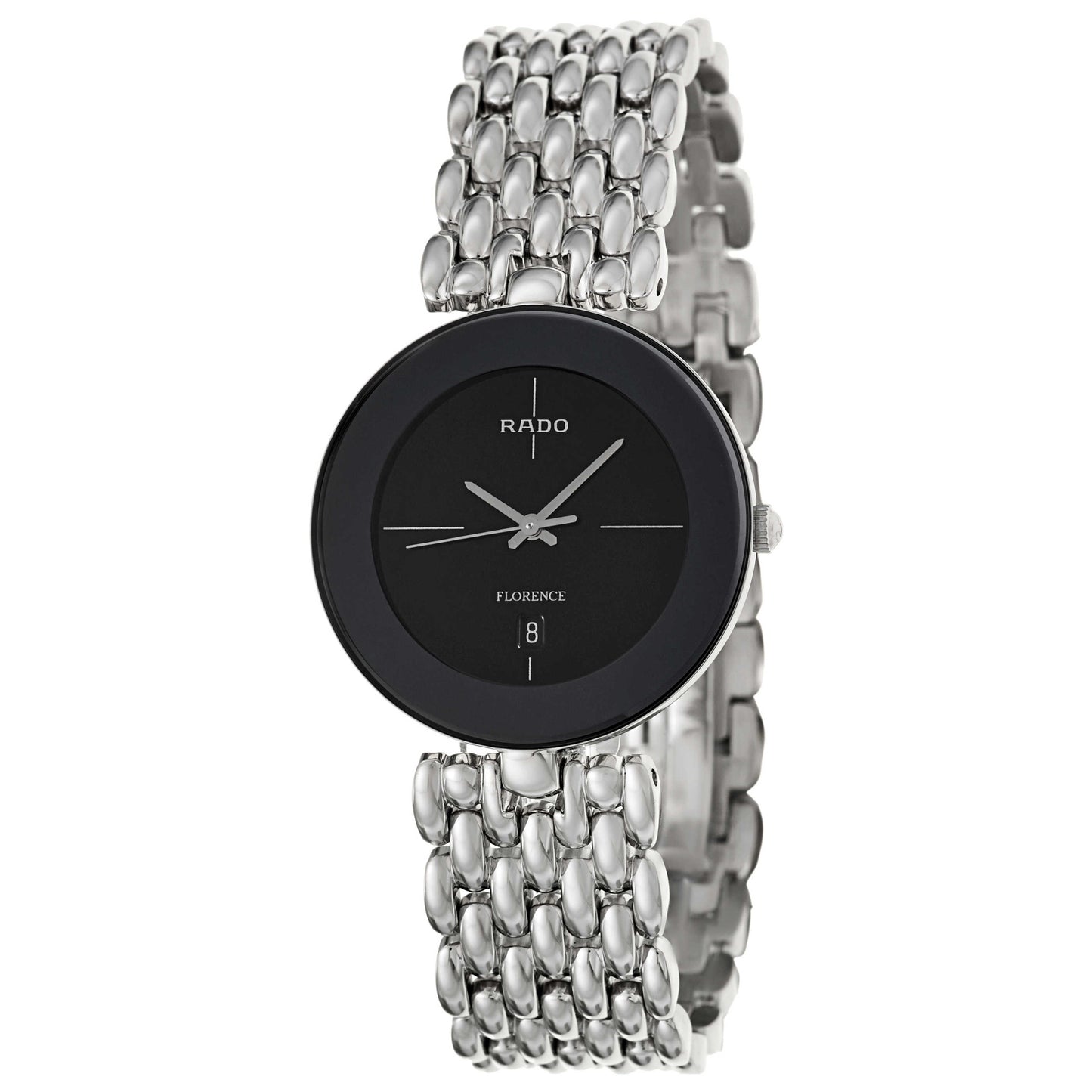 Front view of Rado Florence Men's Swiss Quartz (Battery-Powered) Watch R48742183