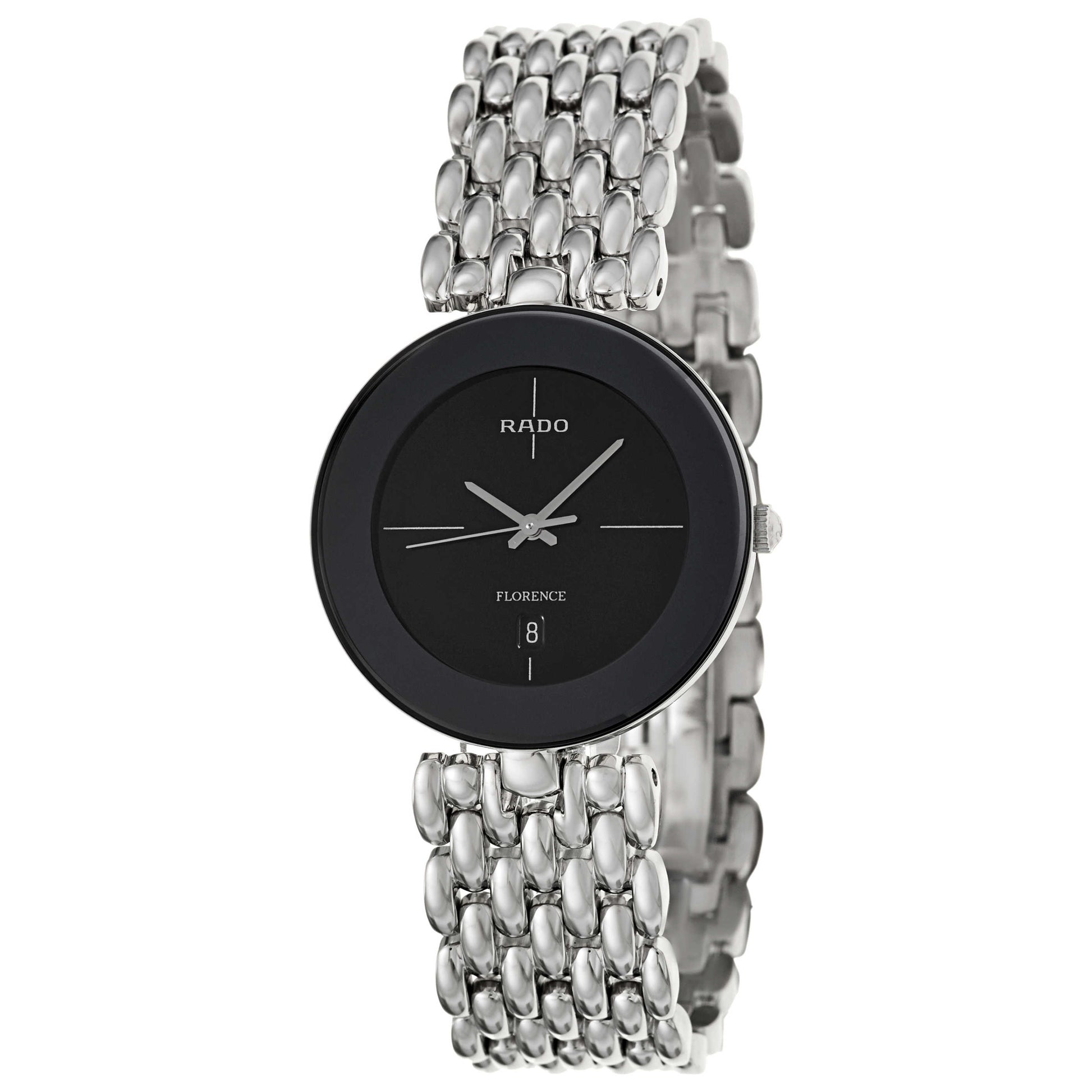 Front view of Rado Florence Men's Swiss Quartz (Battery-Powered) Watch R48742183