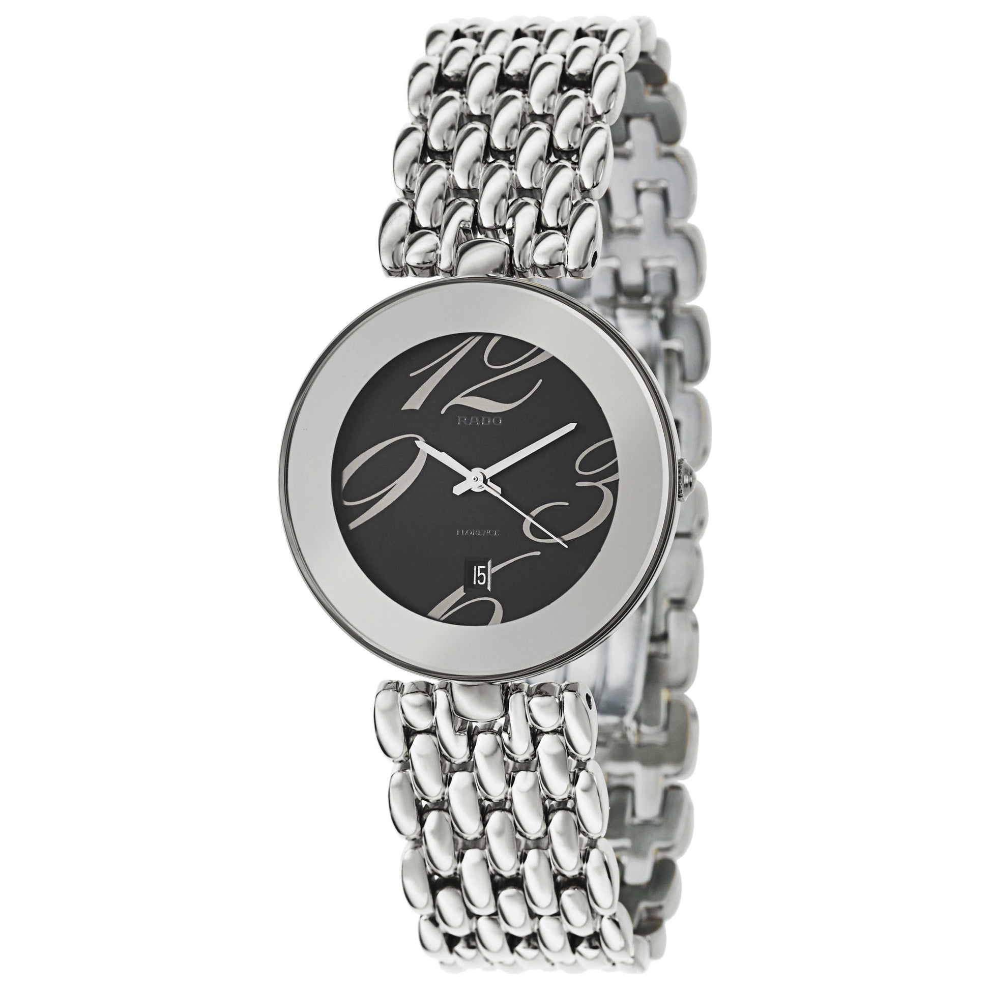 Front view of Rado Florence Men's Swiss Quartz (Battery-Powered) Watch R48742203